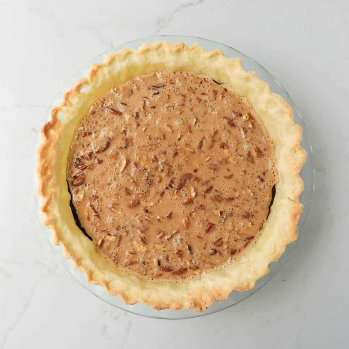 Fudgy Brownie Pecan Pie