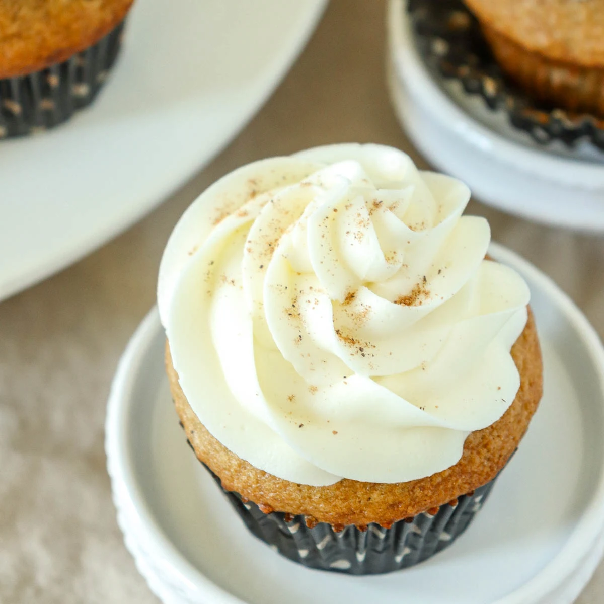 Banana Cupcakes with Cream Cheese Frosting