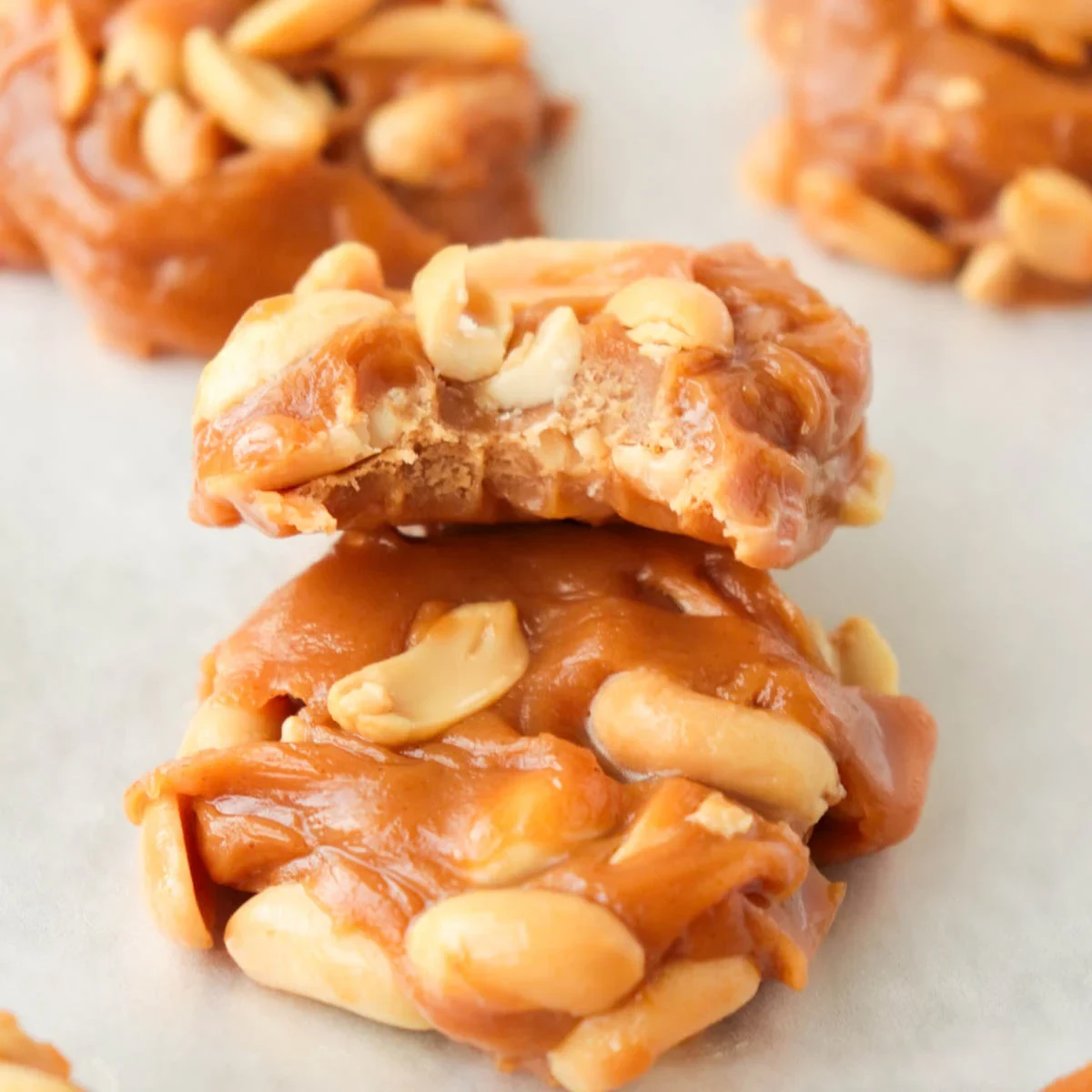 Caramel Peanut Clusters (5 ingredients)
