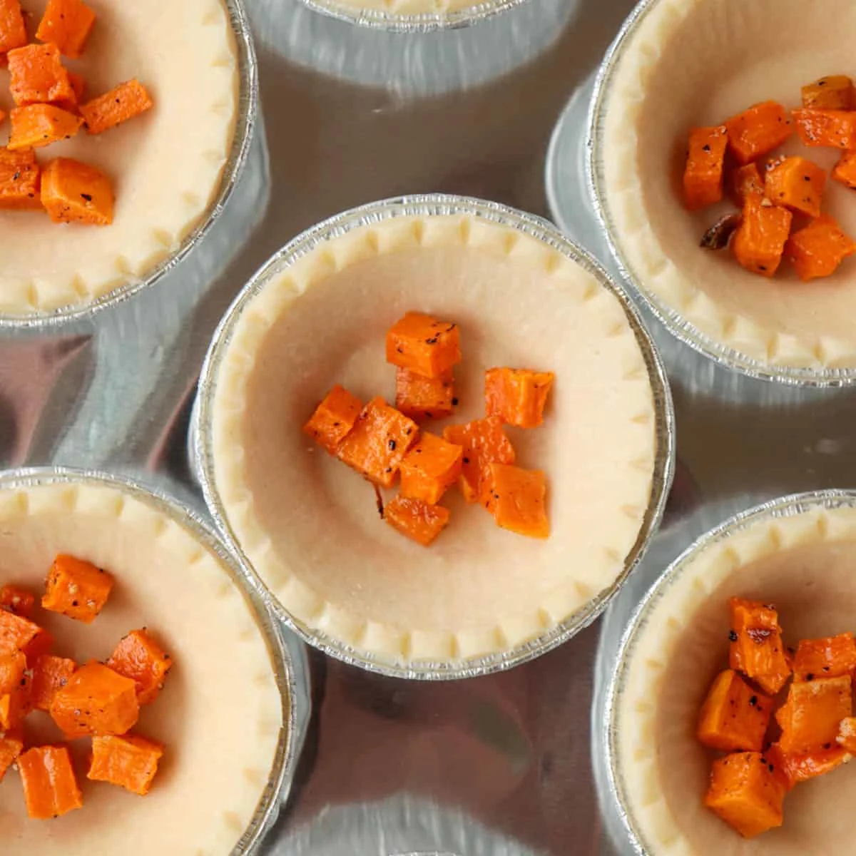 Sweet Potato Goat Cheese Quiche