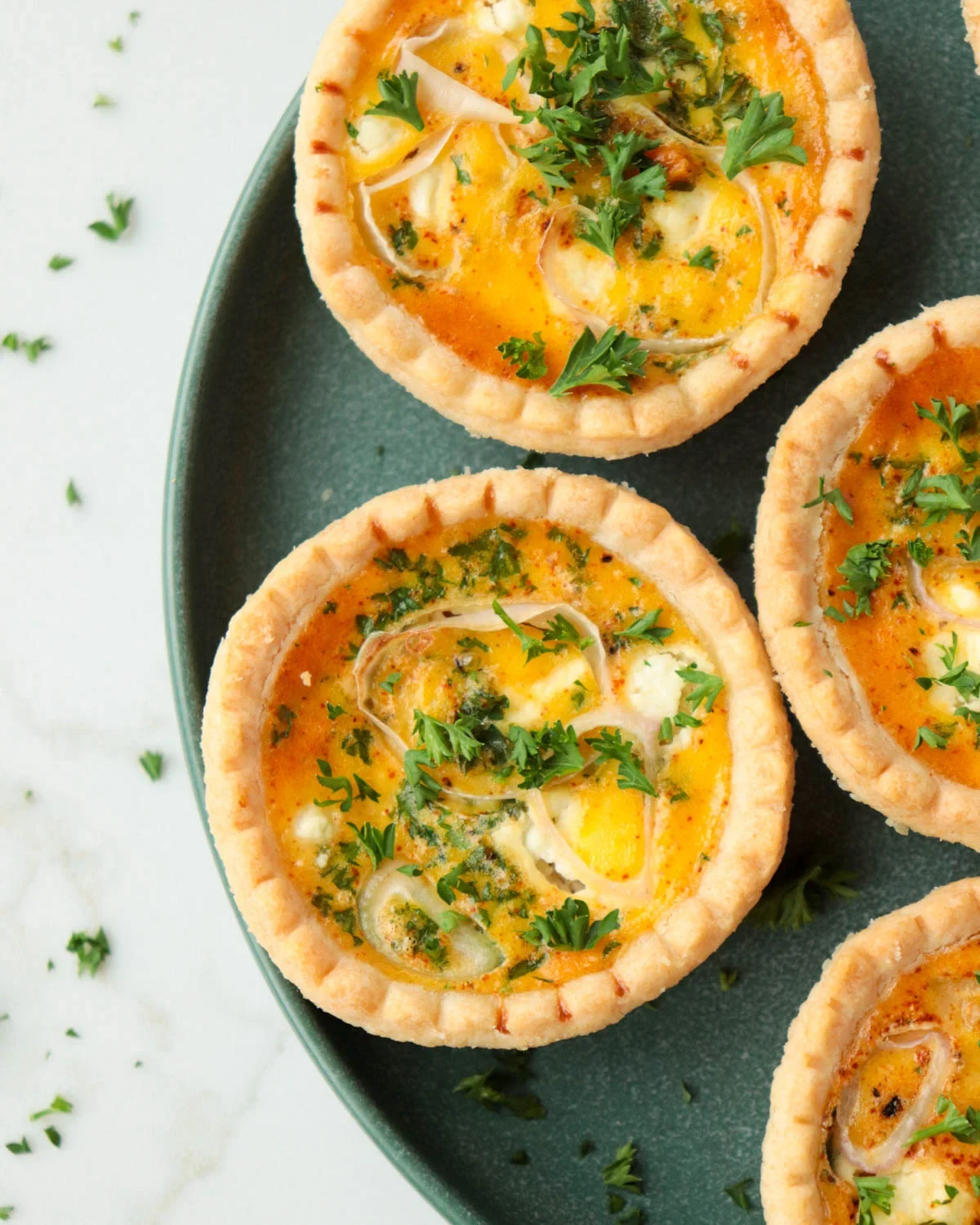 Sweet Potato Goat Cheese Quiche