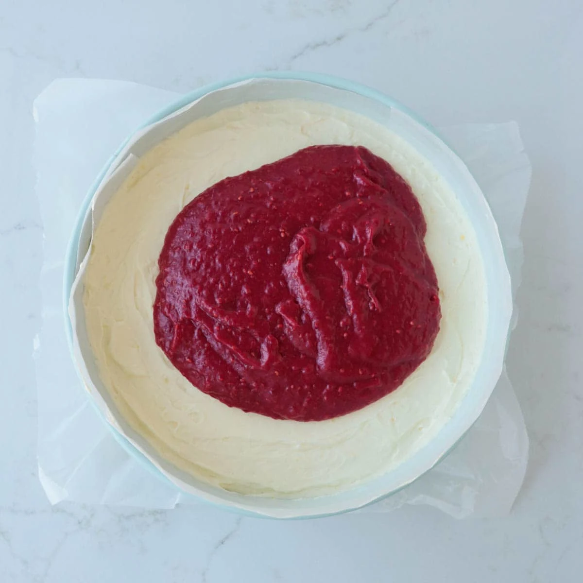 No-Bake Lemon Raspberry Cheesecake