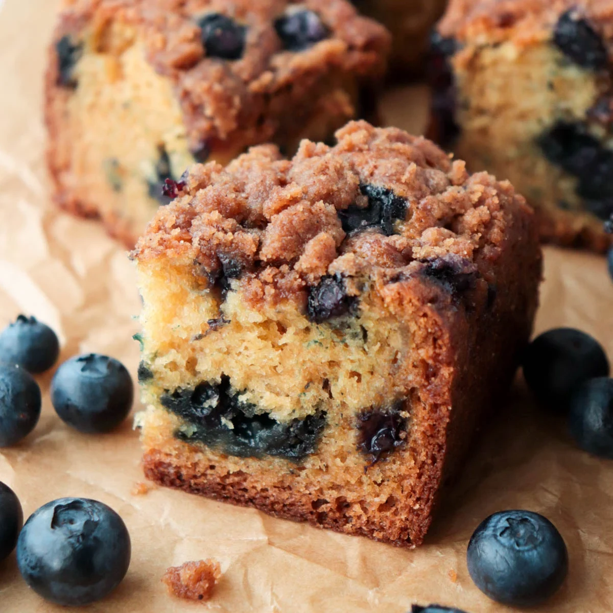 Blueberry Sour Cream Coffee Cake