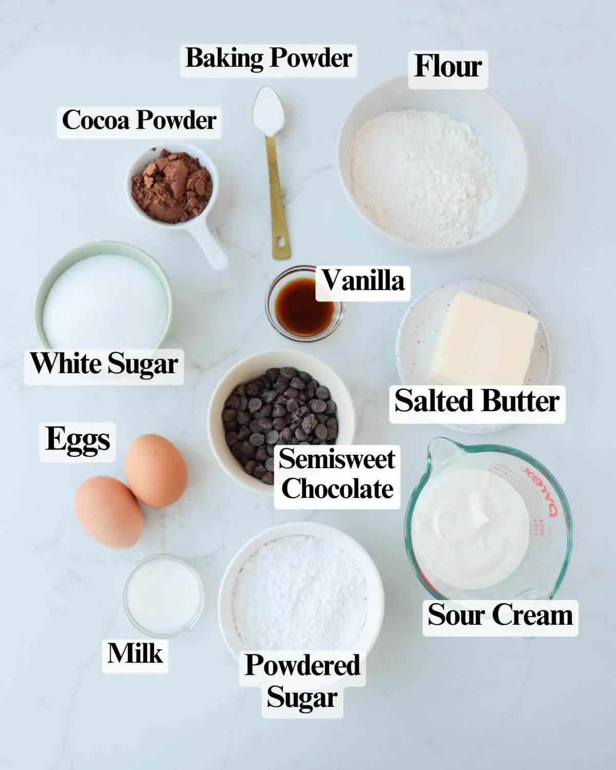 Marbled Pound Cake with Chocolate Icing