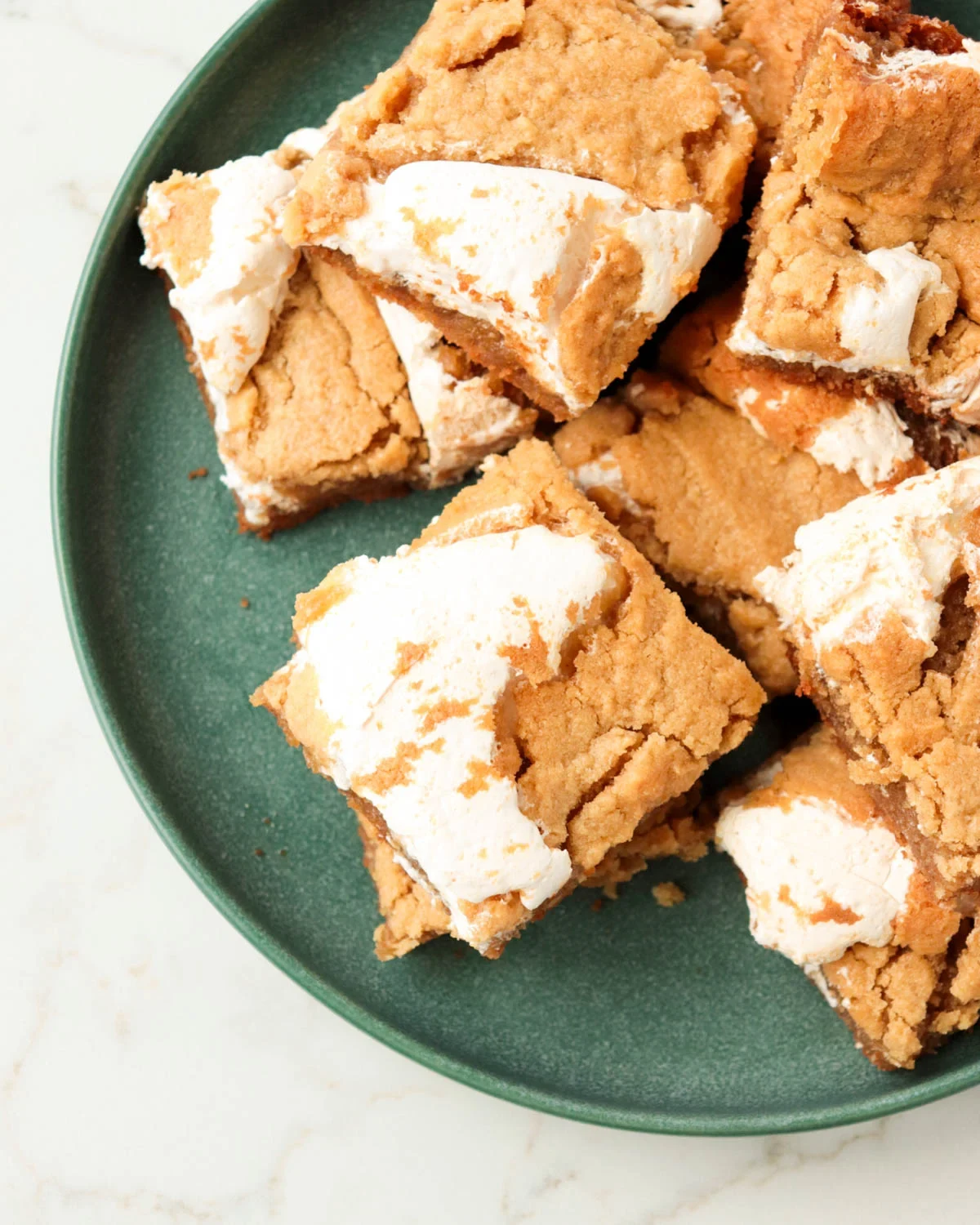 Fluffernutter Bars (Marshmallow Peanut Butter Bars)