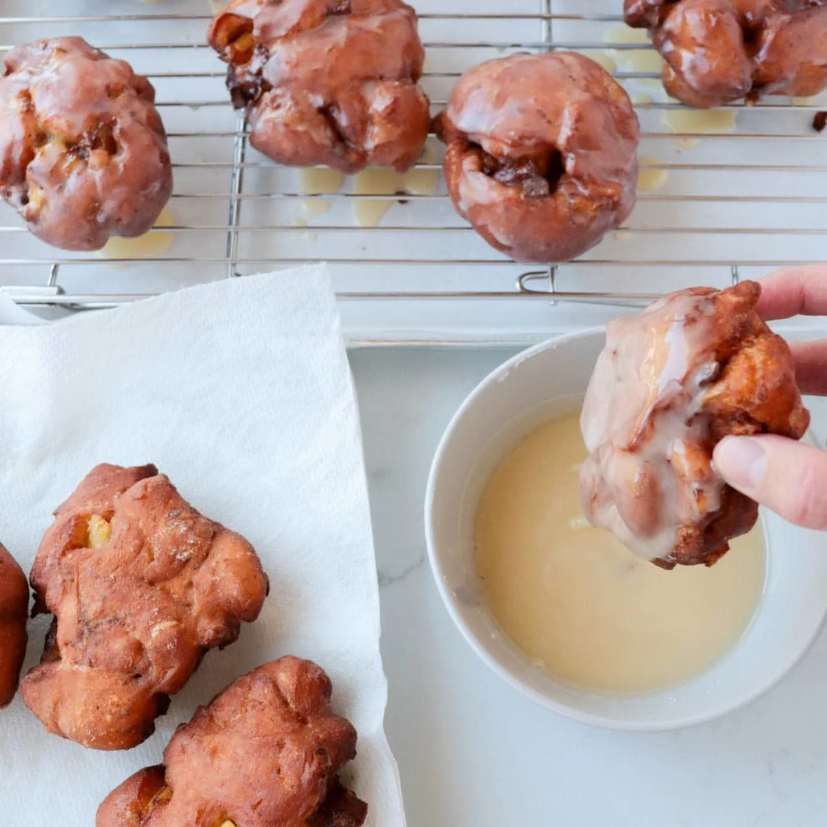 Bakery Style Apple Fritters