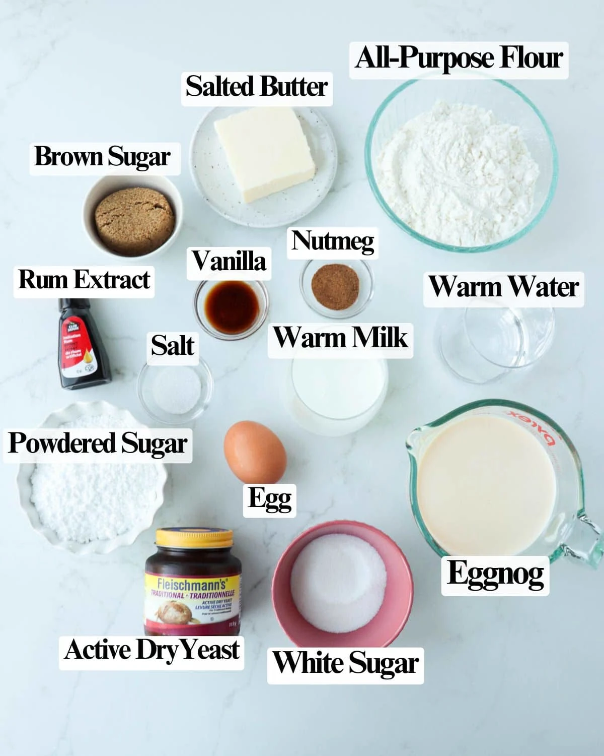 Eggnog Custard Donuts