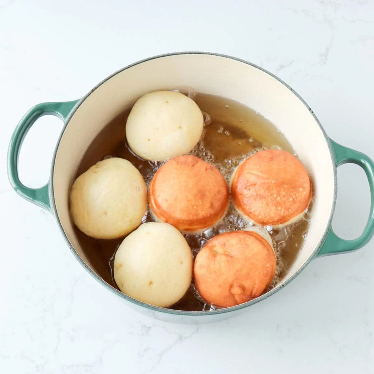 Eggnog Custard Donuts