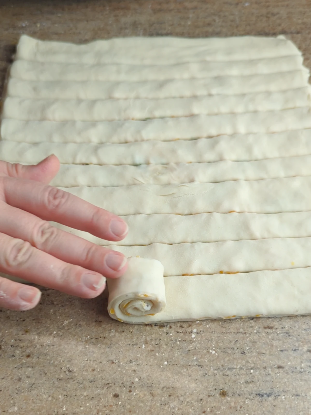 Cheddar & Chive Pinwheels