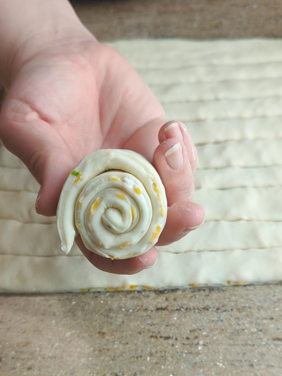 Cheddar & Chive Pinwheels