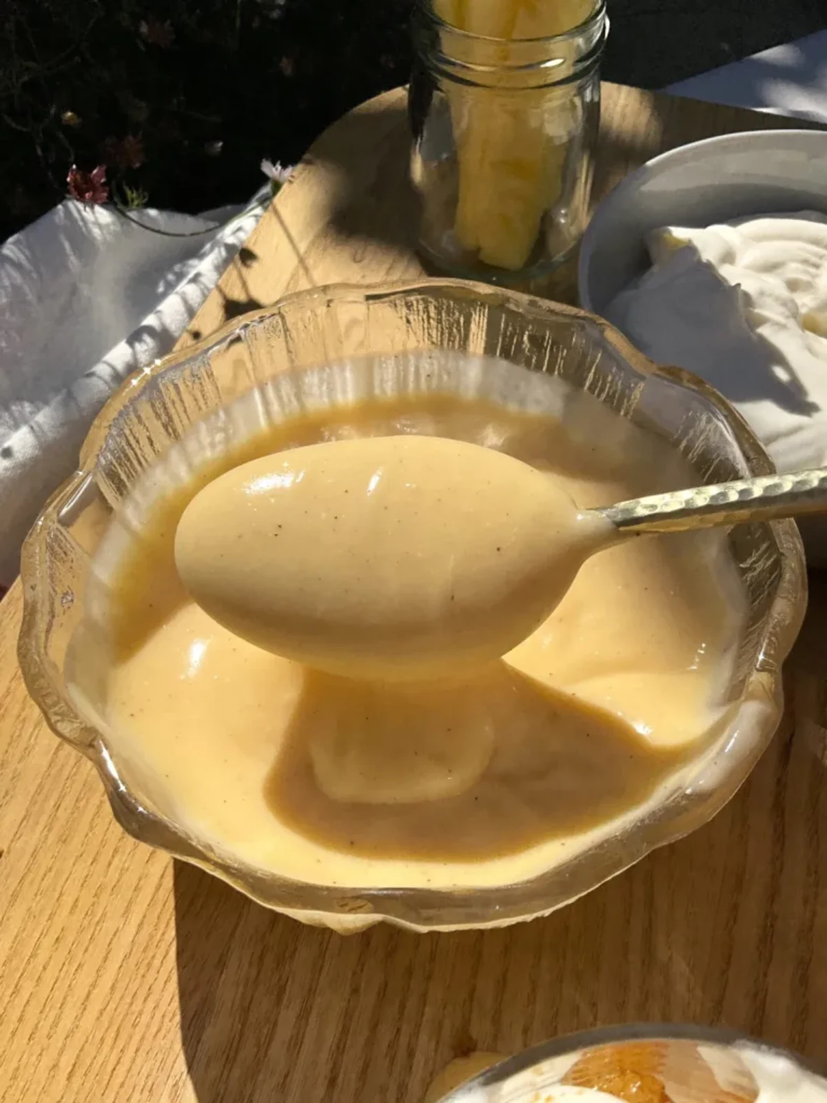 Pineapple Cinnamon Custard Parfaits