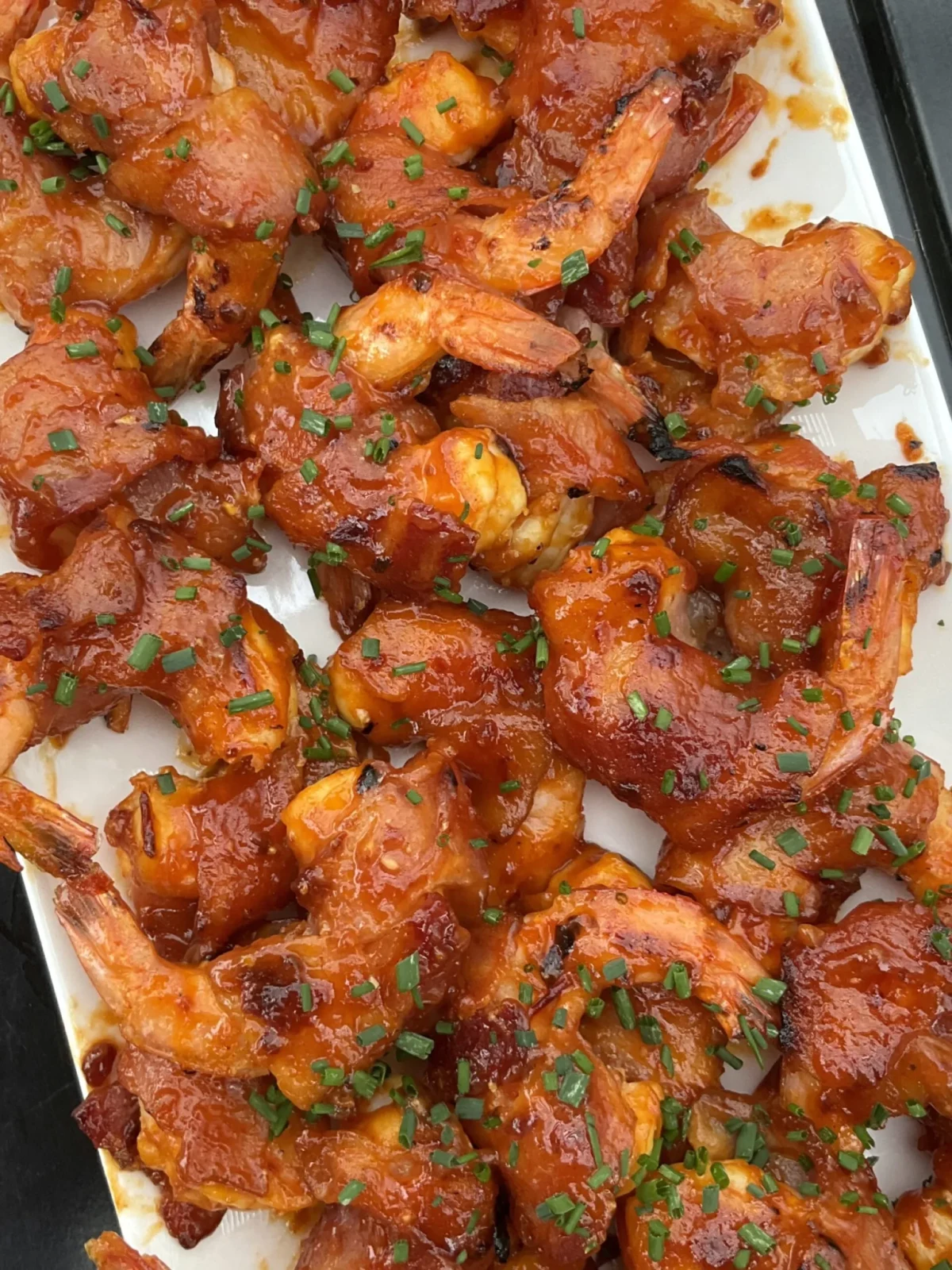 Barbecue Bacon Wrapped Shrimp