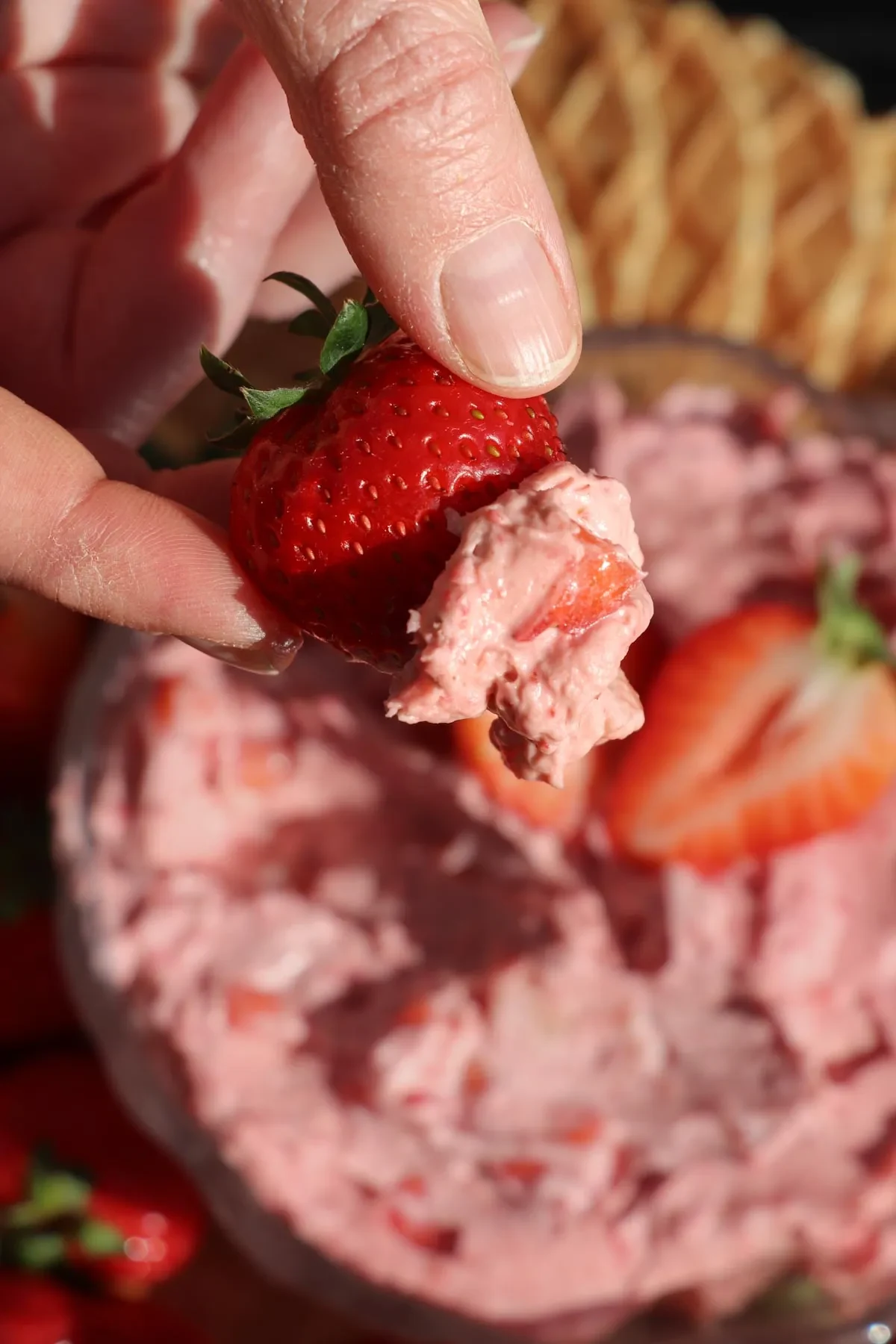 Strawberry Cheesecake Dip