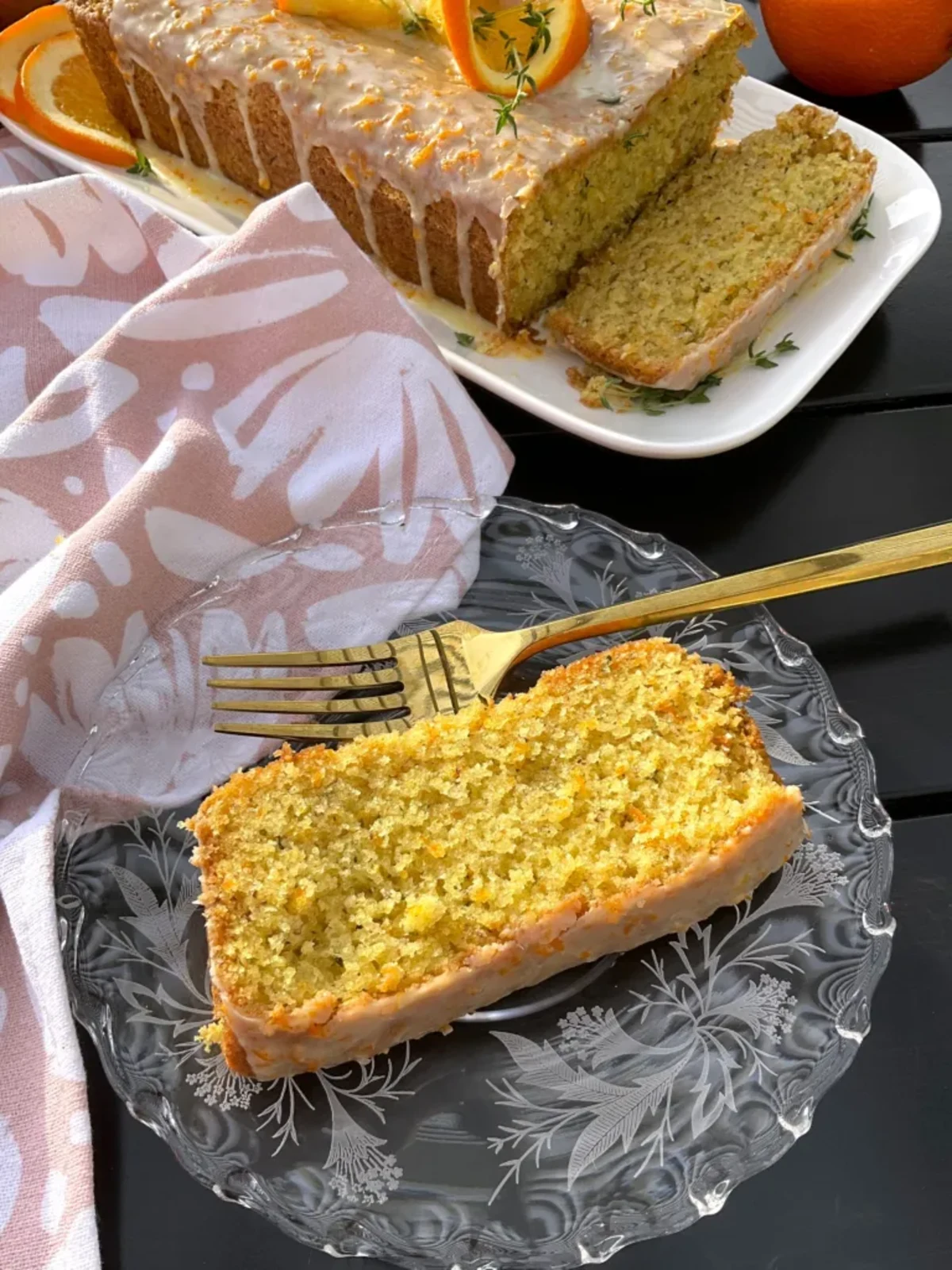 Orange Thyme Olive Oil Cake