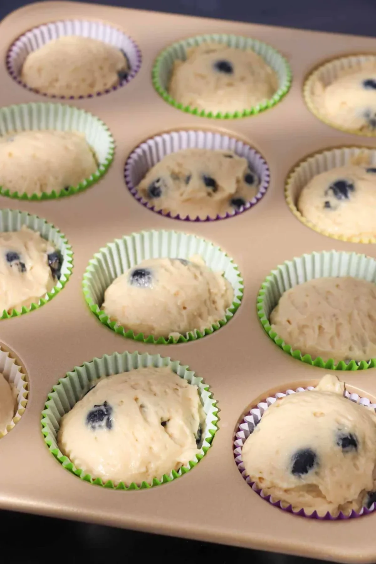 Blueberry Muffins with Crumb Topping