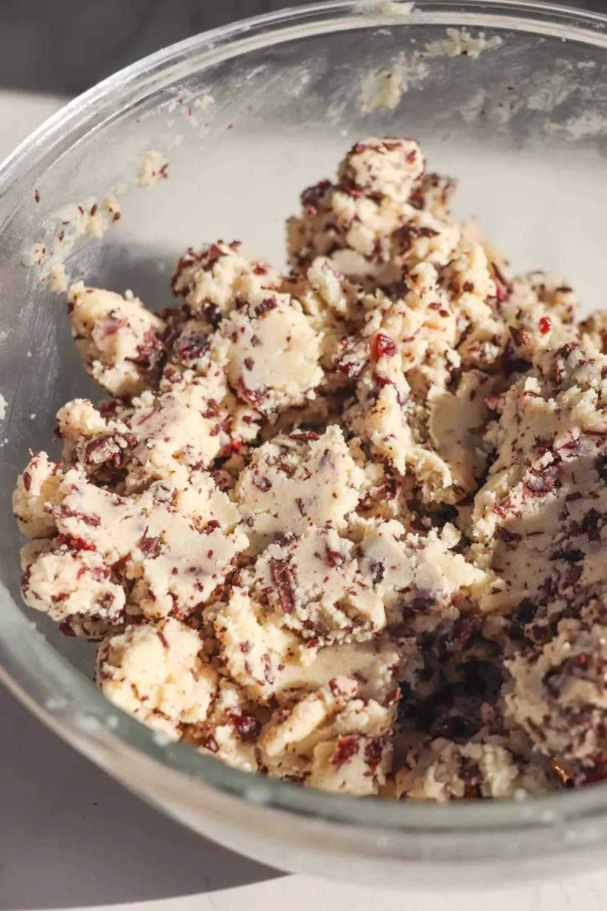 Almond Shortbread Cookies with Chocolate and Cherries