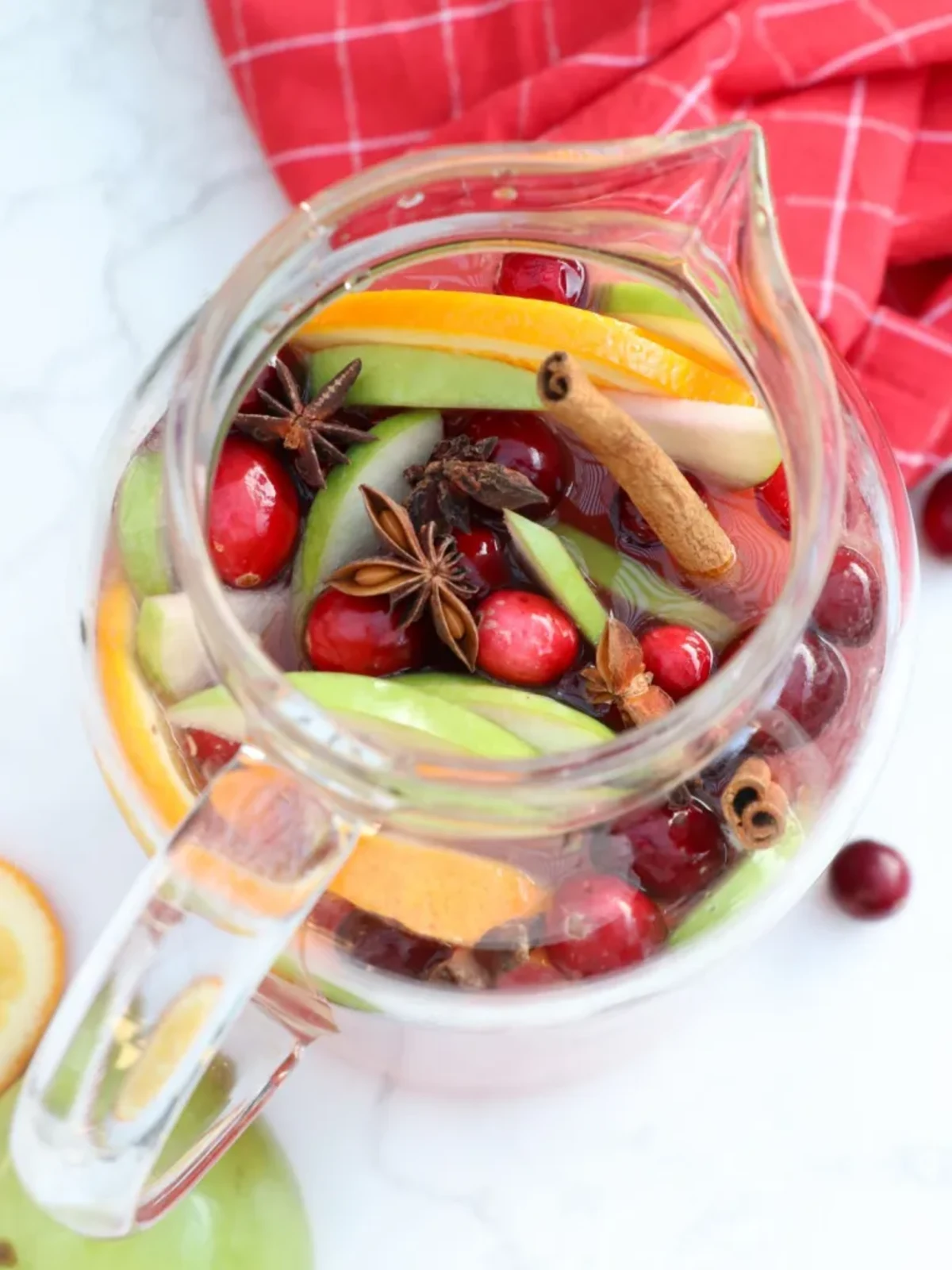 Winter White Sangria (Festive and Light)