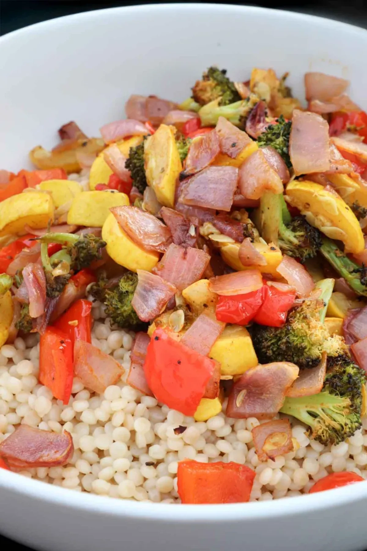 Roasted Vegetable Couscous (Easy Weeknight Dinner)