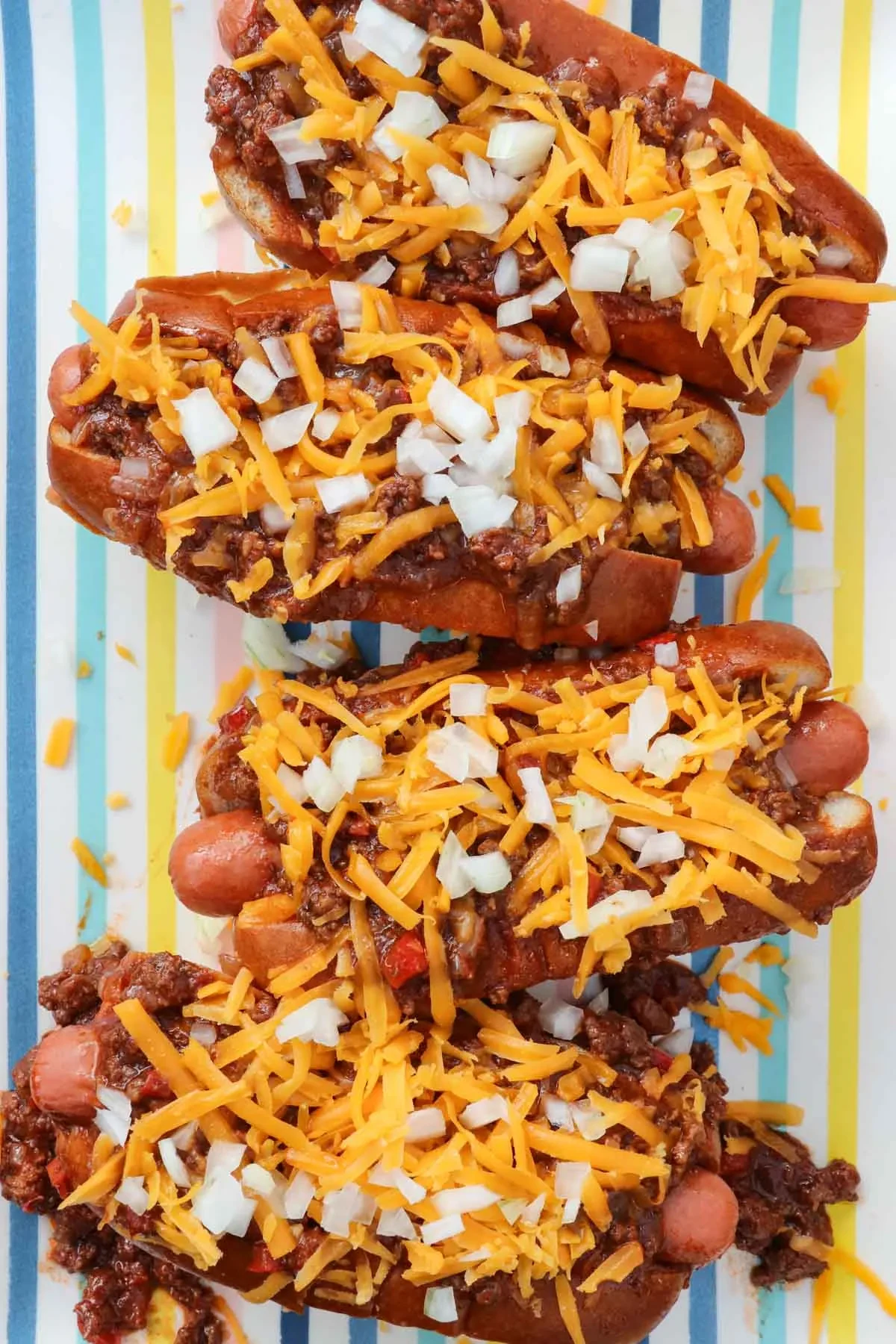 Ultimate Chili Cheese Dogs with Homemade Chili