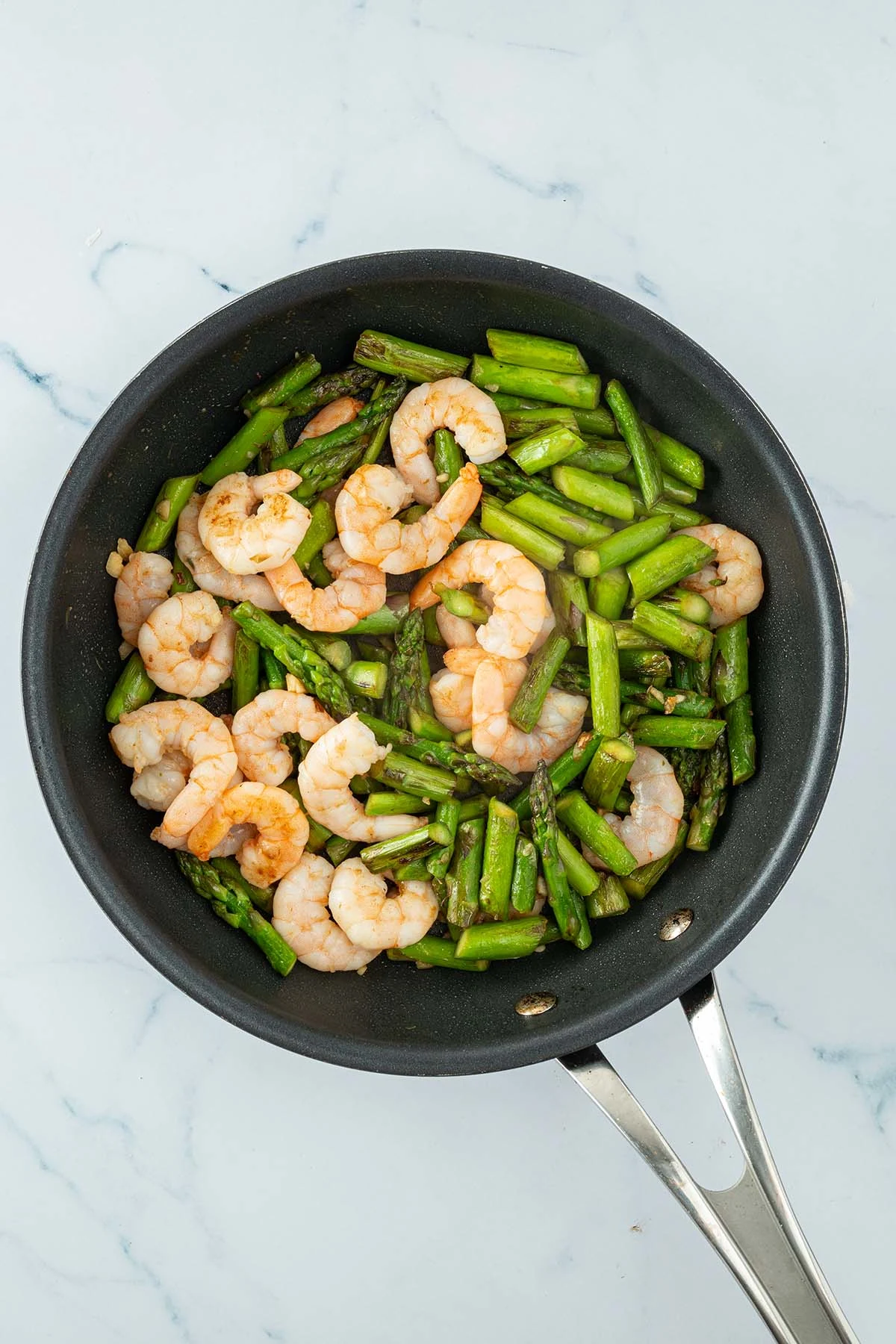 Shrimp and Asparagus Stir Fry
