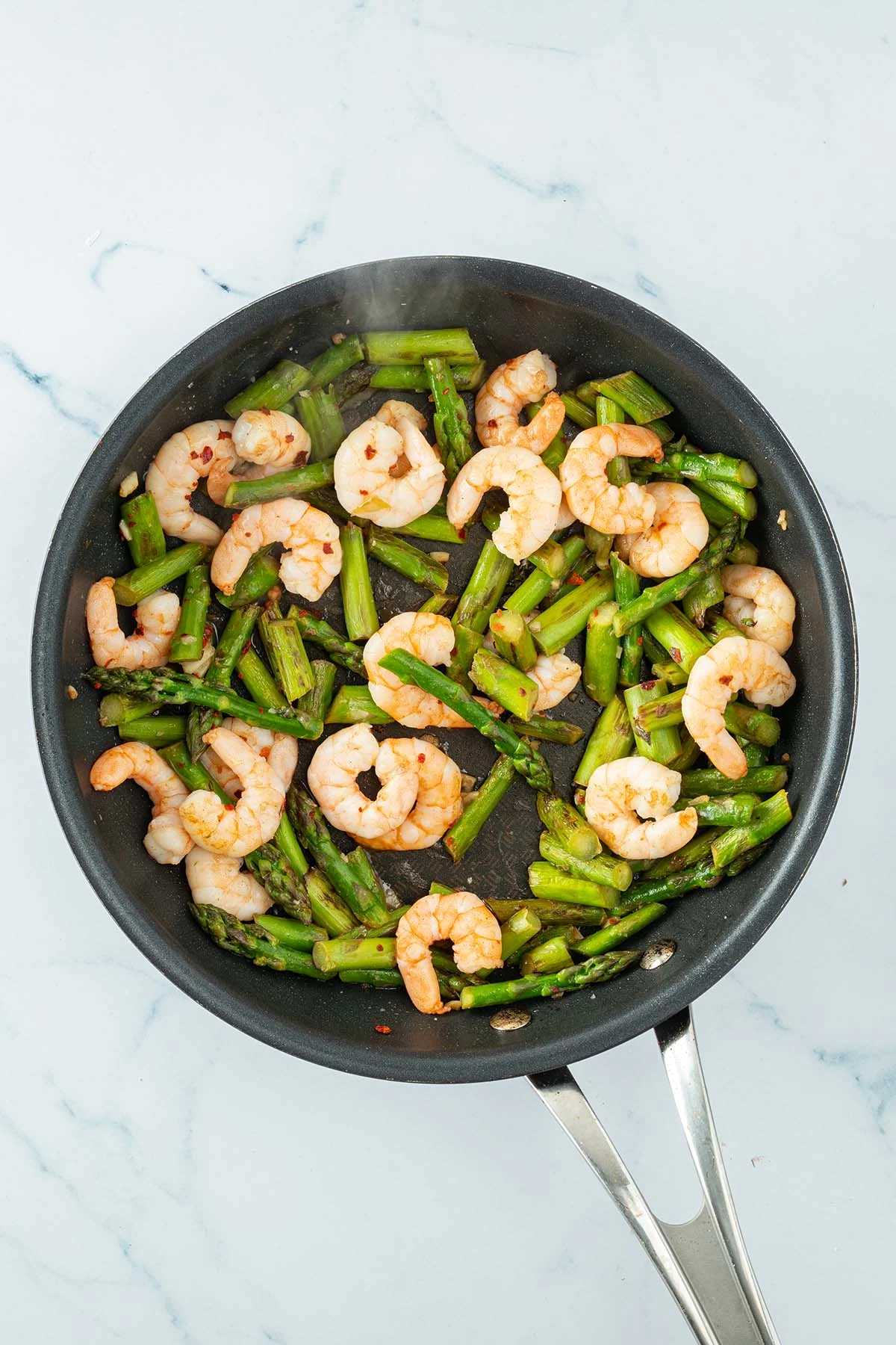 Shrimp and Asparagus Stir Fry