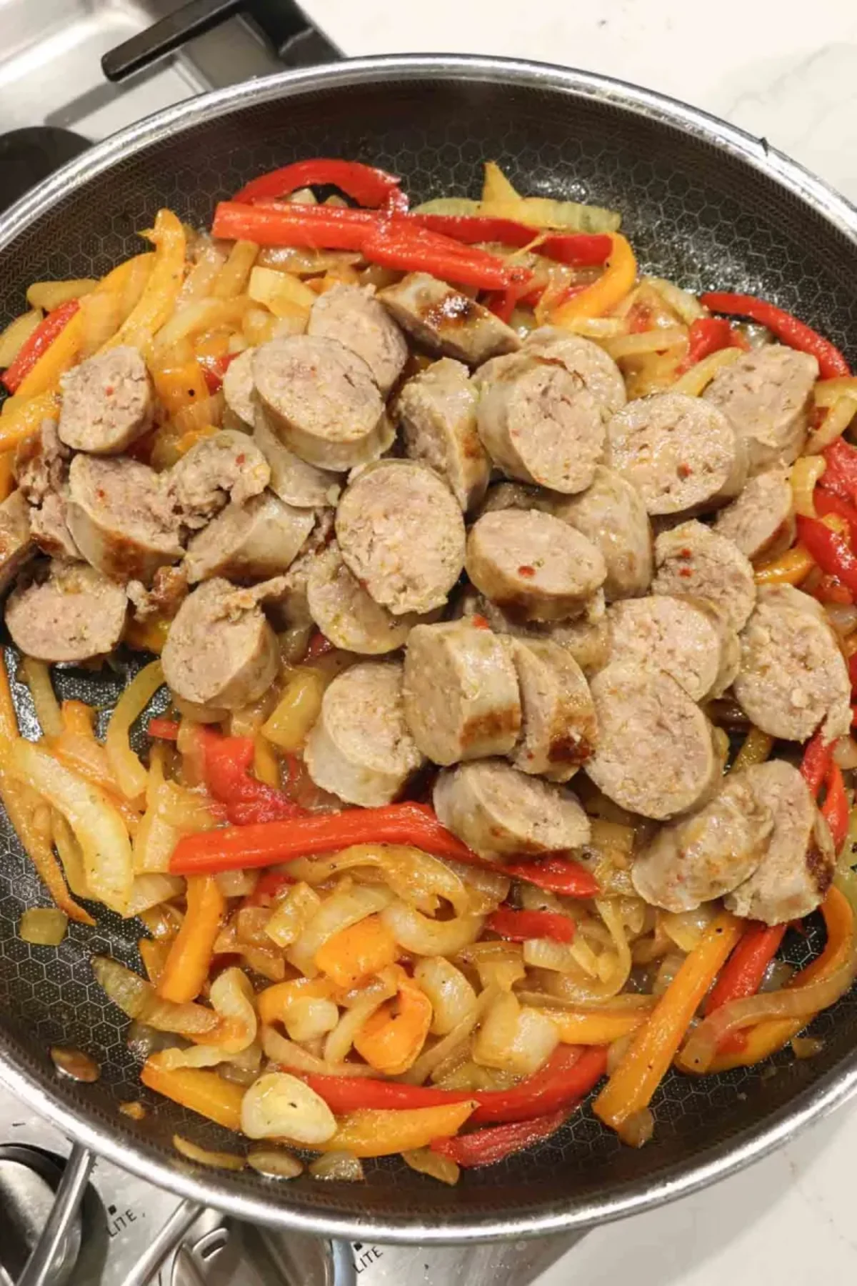 Amazing Sausage and Peppers Sandwich