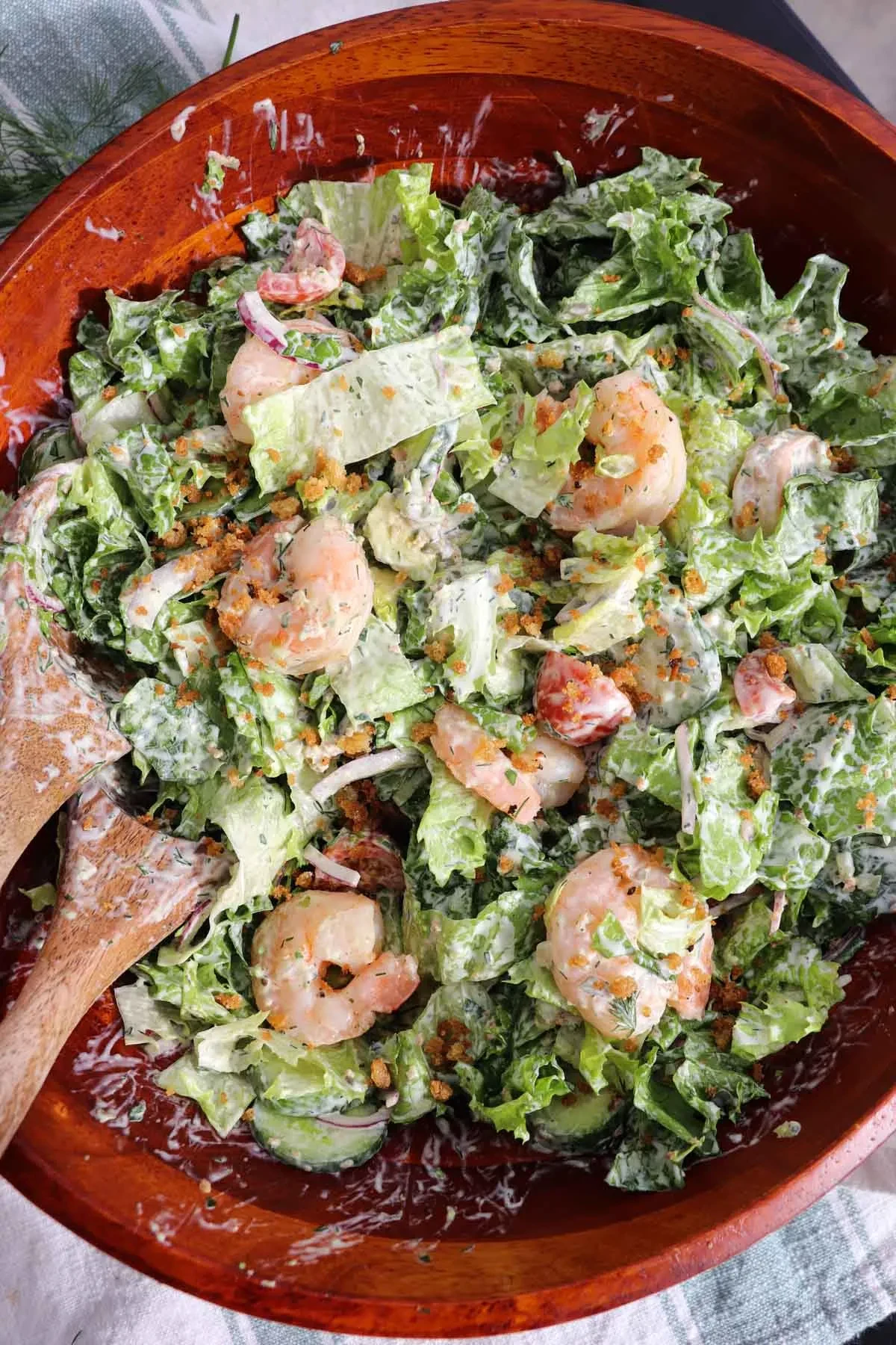 Shrimp Salad with Tartar Dressing
