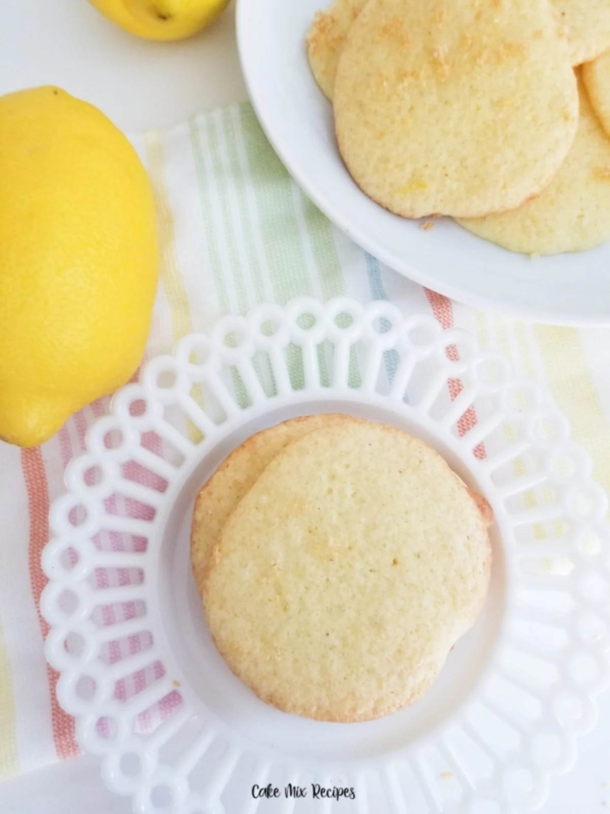Tasty Lemon Cake Mix Cookies