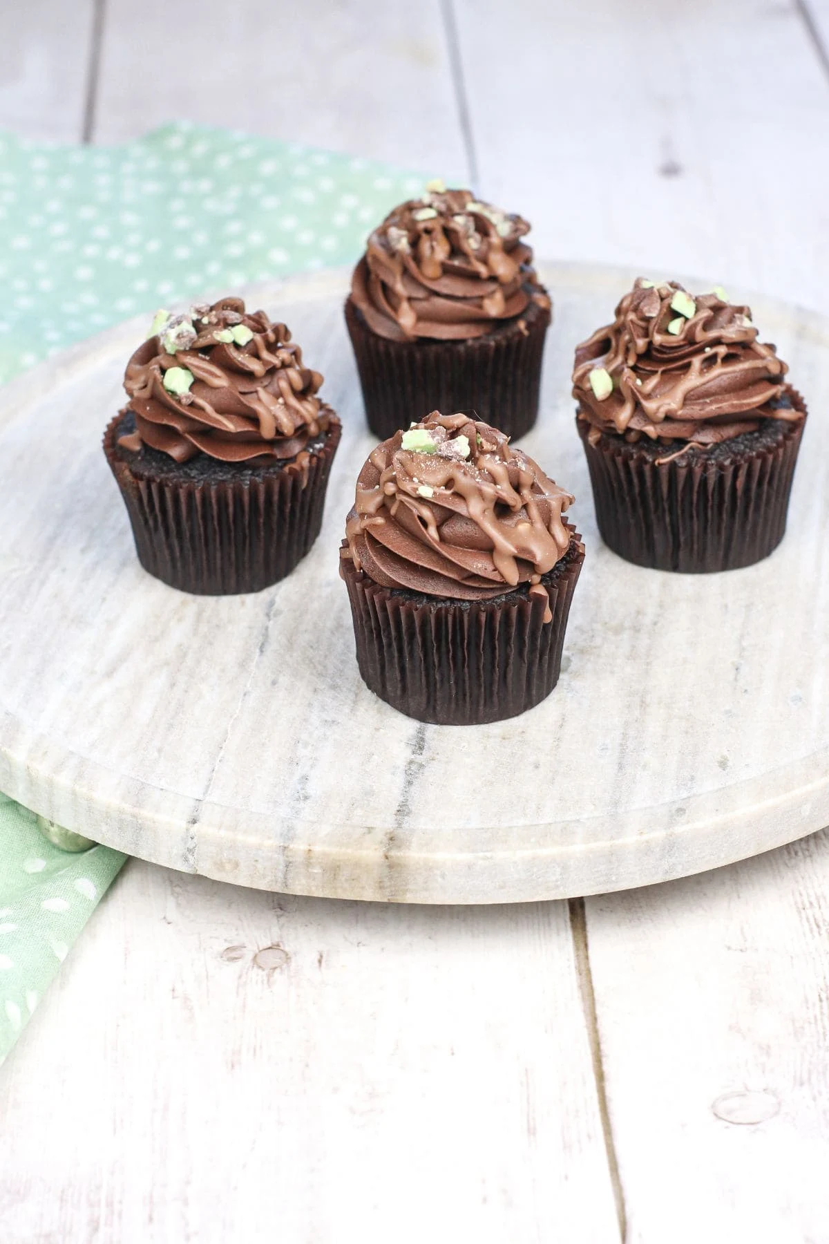 Chocolate Mint Cupcakes