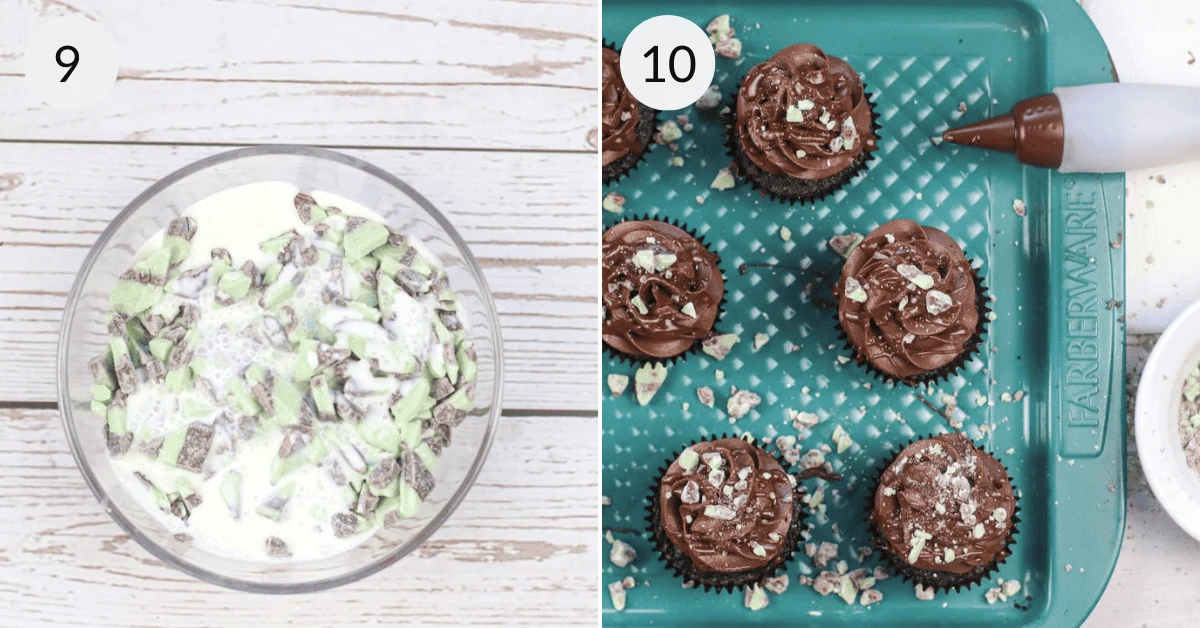 Chocolate Mint Cupcakes