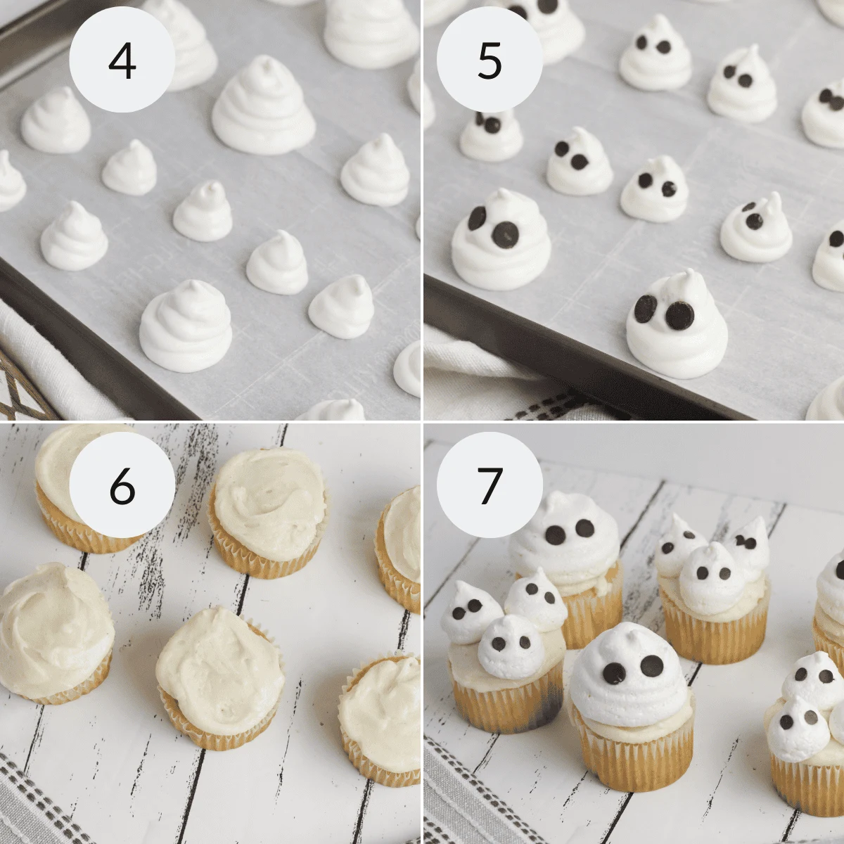 Halloween Ghost Cupcakes