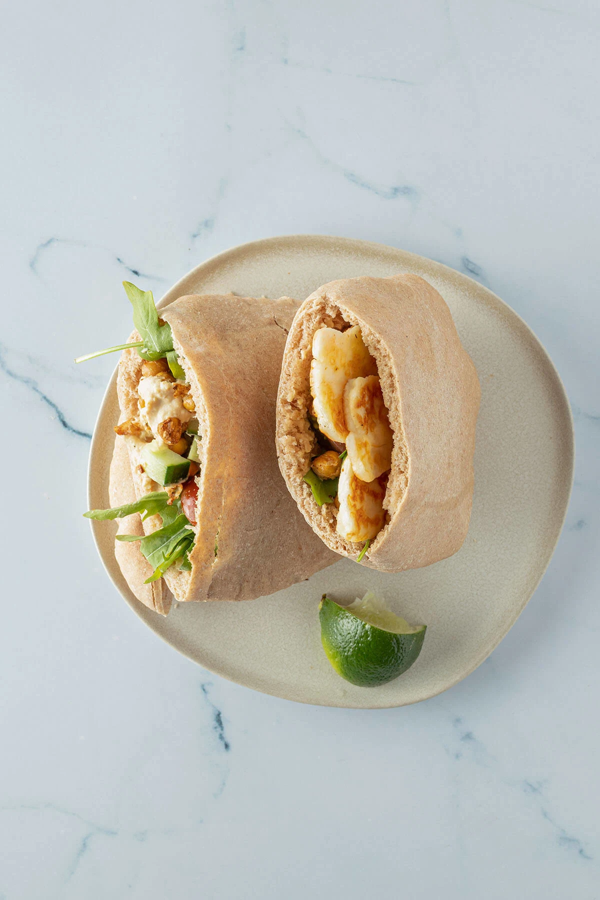 Halloumi Pita Pockets