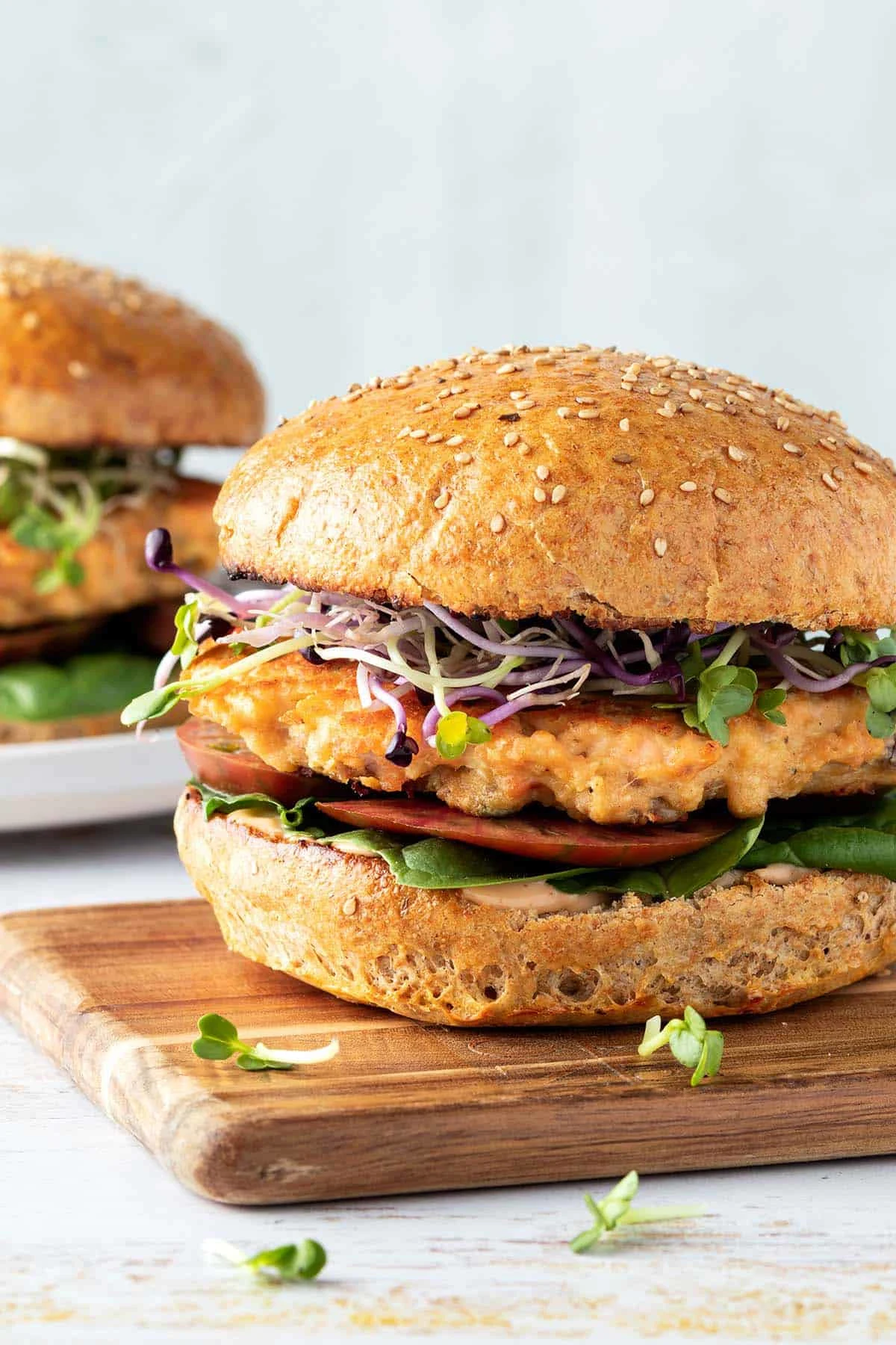 Juicy Salmon Burgers