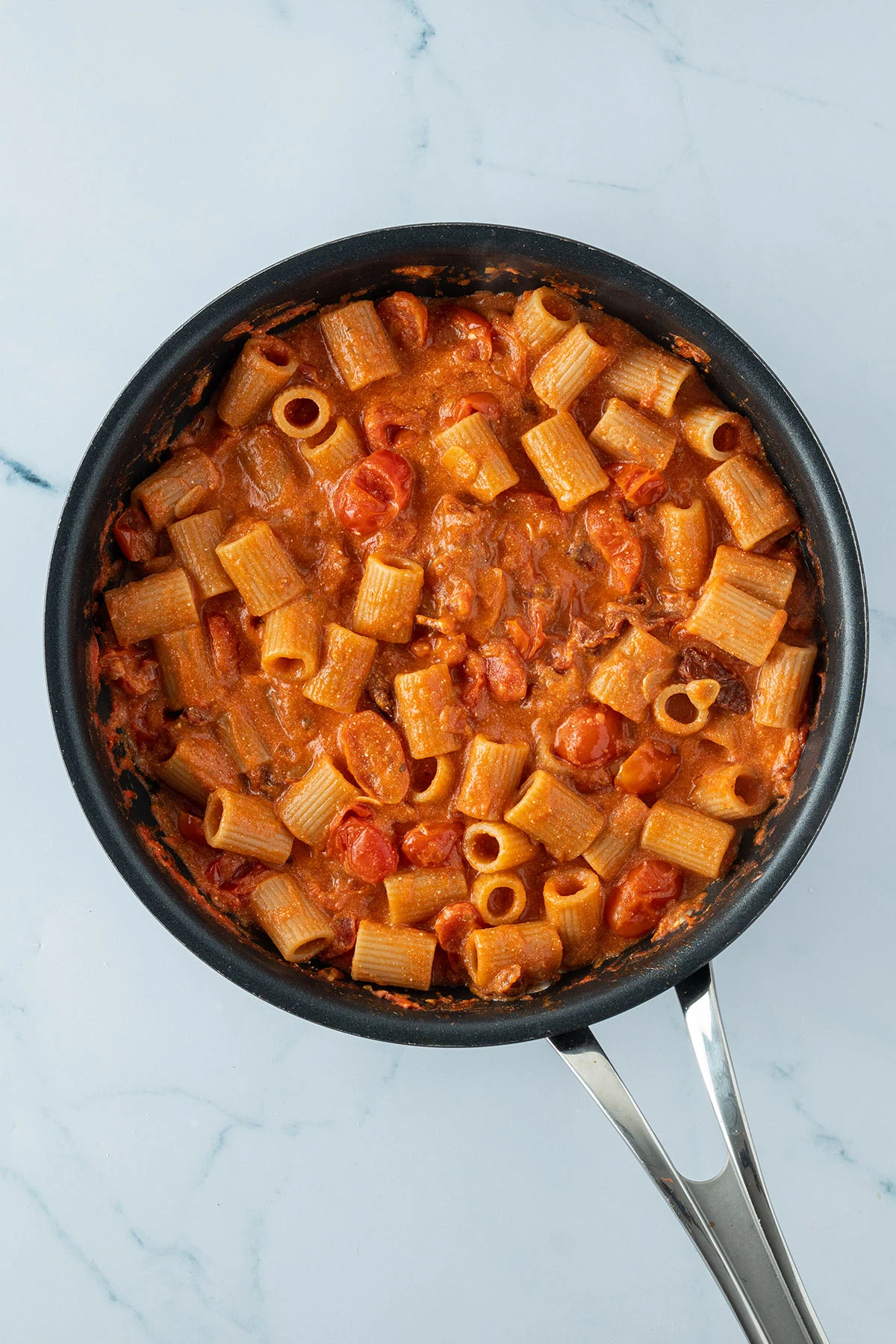 Pasta with Ricotta Tomato Sauce