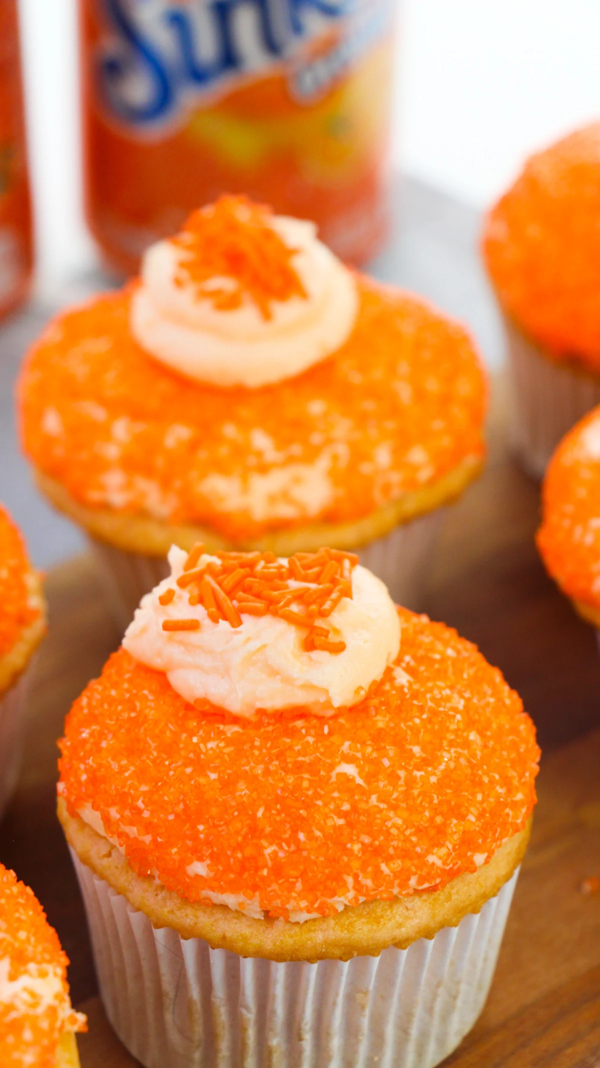 Sunkist Orange Cupcakes