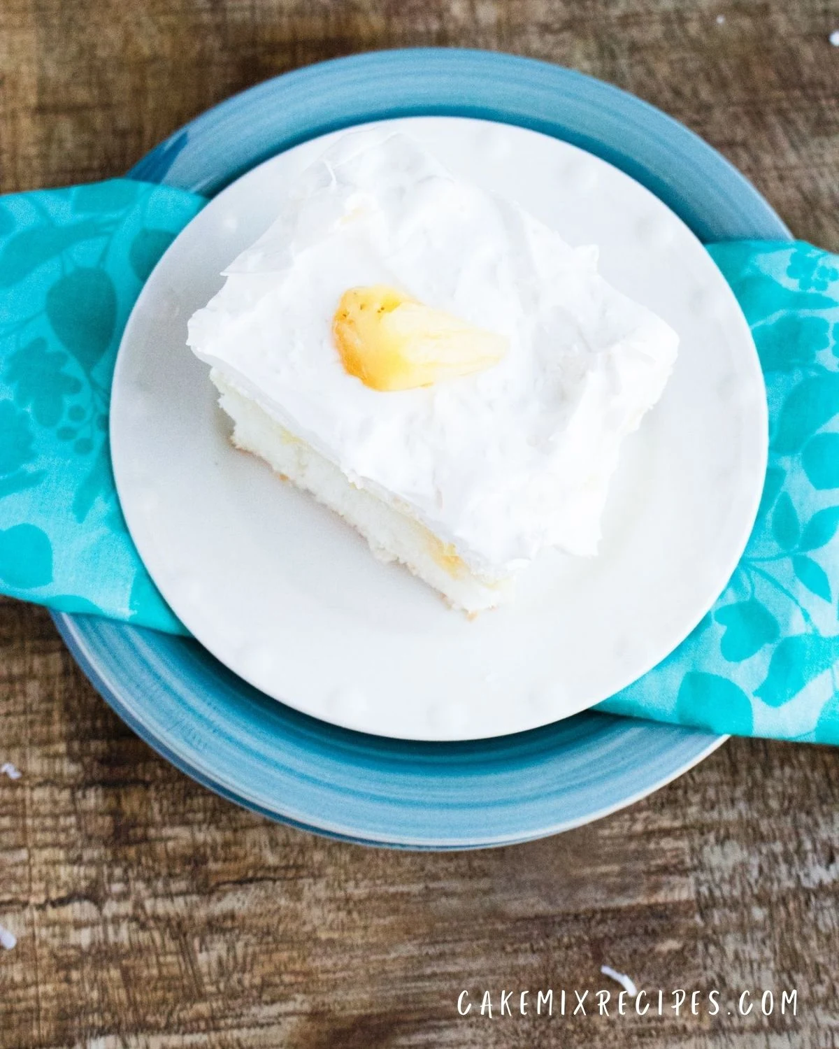 Pina Colada Poke Cake