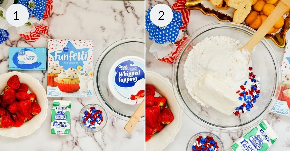 Patriotic Dunkaroo Dip