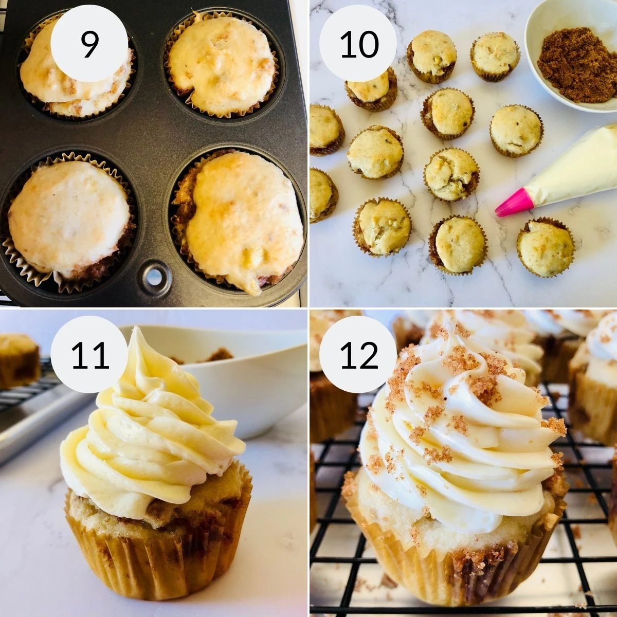 Banana and Cinnamon Cupcakes