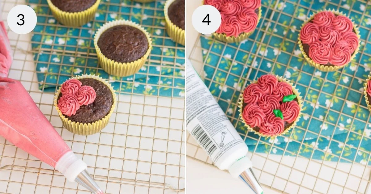 Rosette Cupcakes
