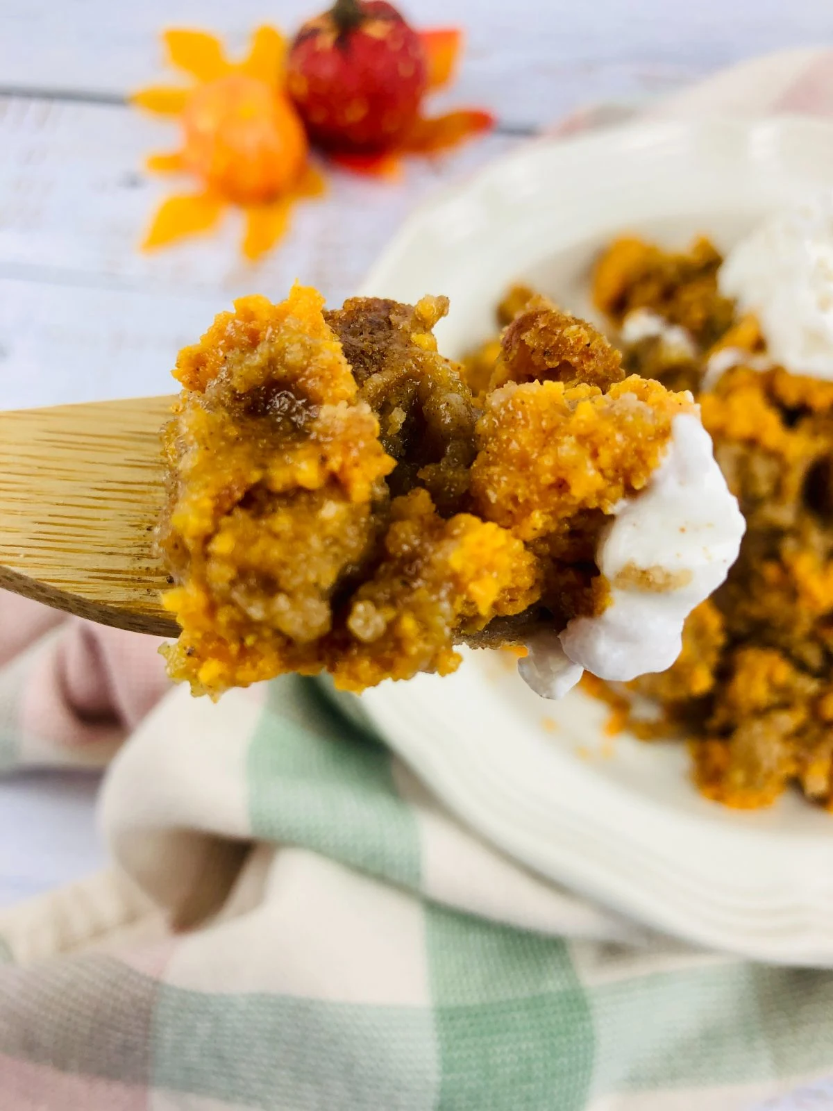 Pumpkin Spice Dump Cake