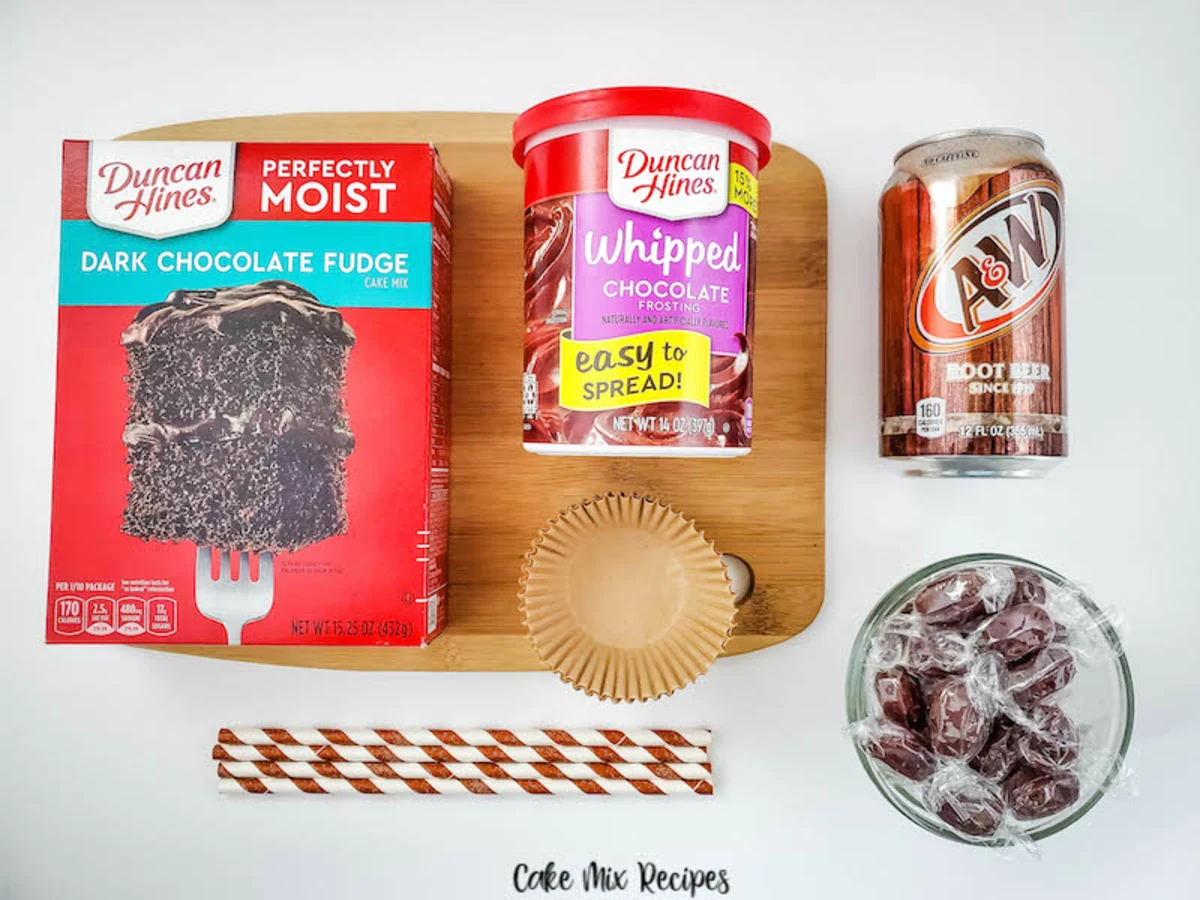 Chocolate Root Beer Cupcakes