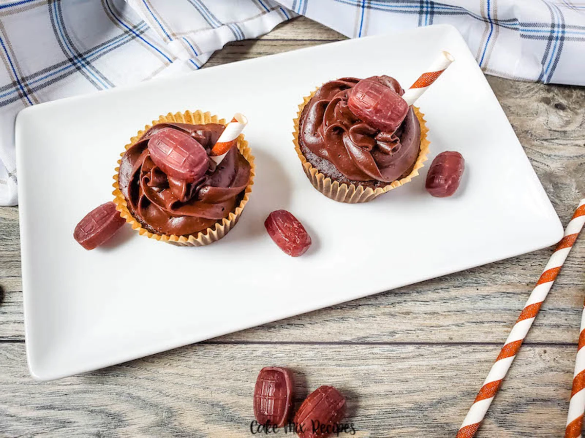 Chocolate Root Beer Cupcakes