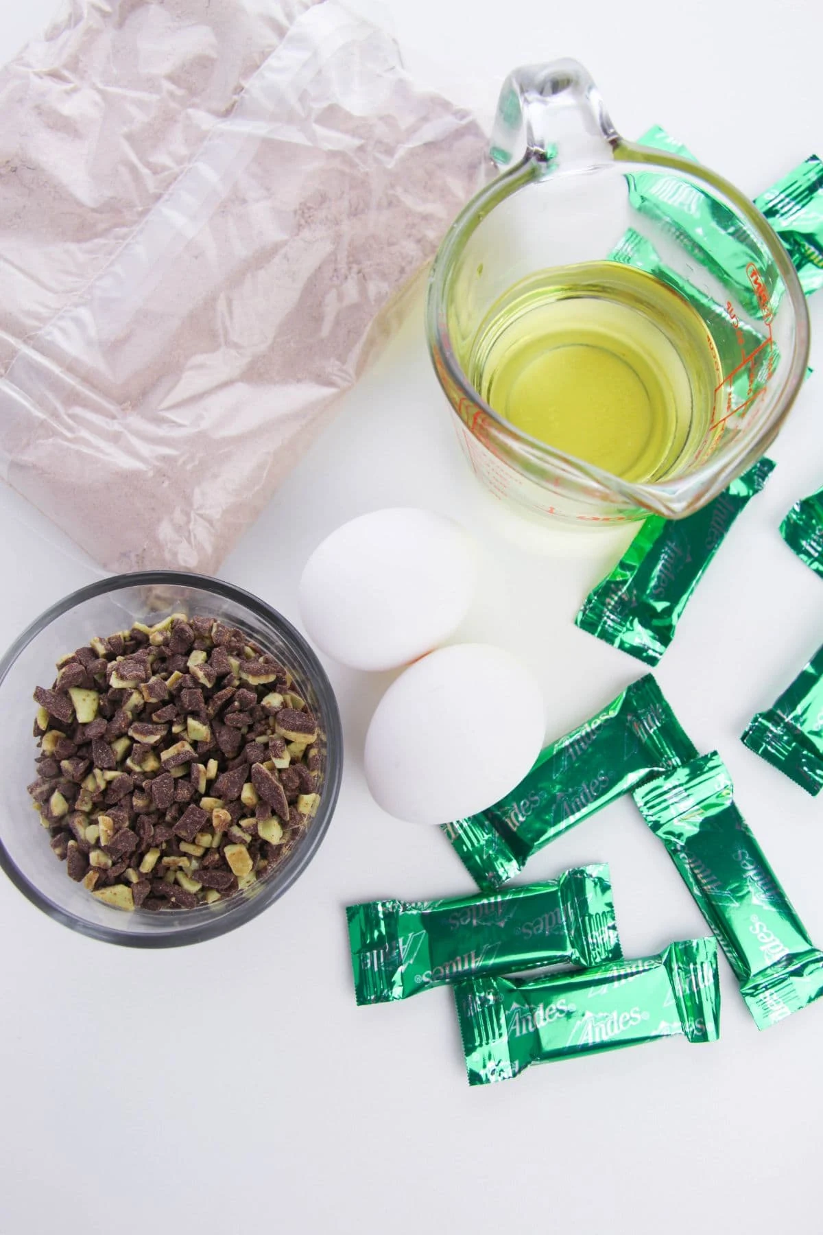 Cake Mix Mint Chip Cookies