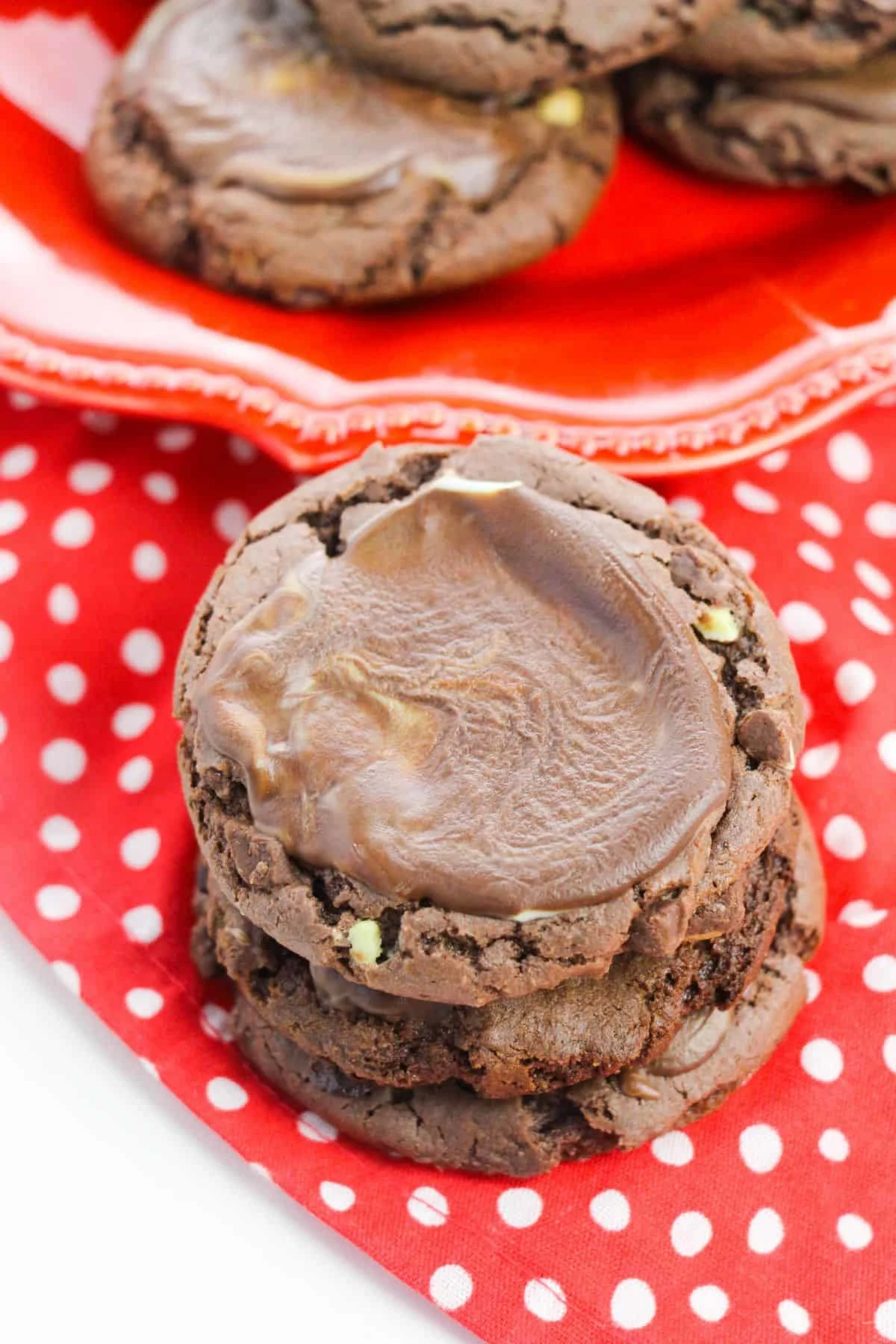 Cake Mix Mint Chip Cookies