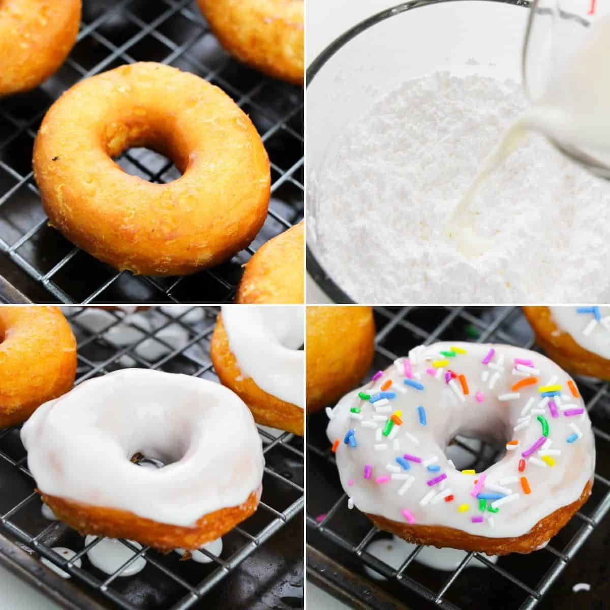 Glazed Vanilla Donuts