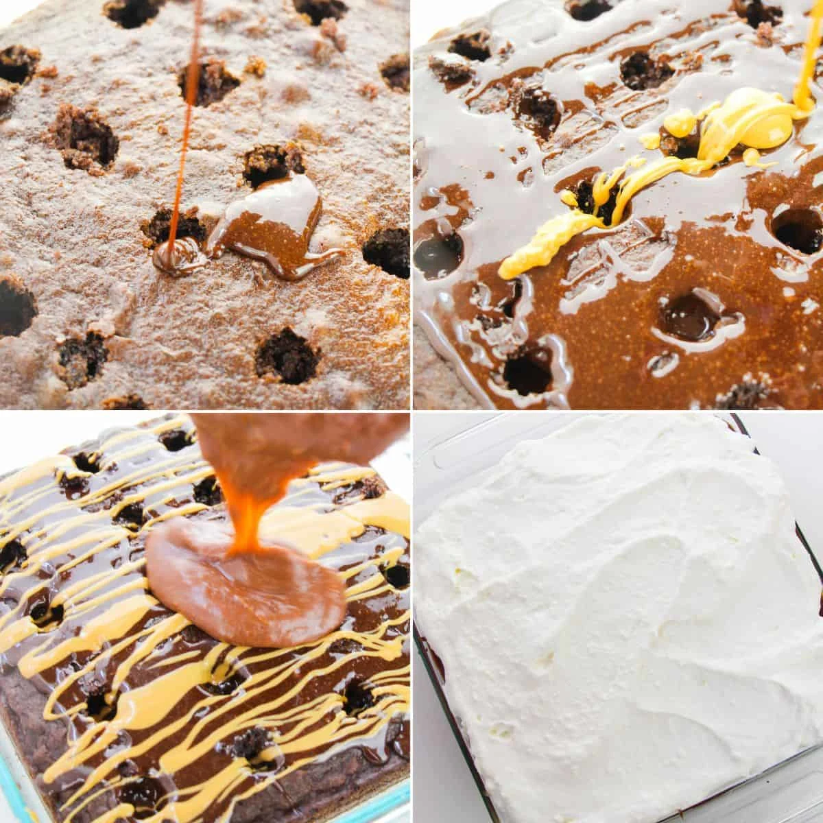 Reese Peanut Butter Cup Poke Cake