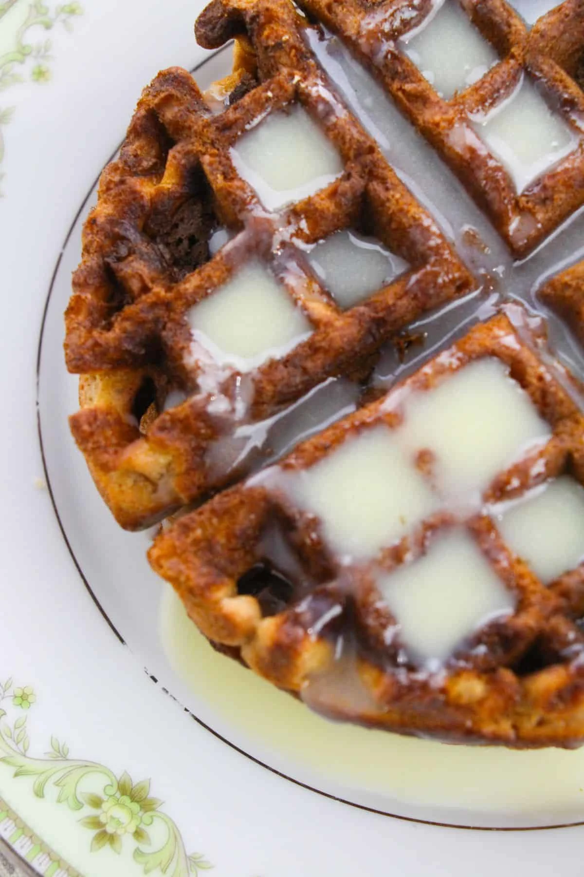 Carrot Cake Waffles