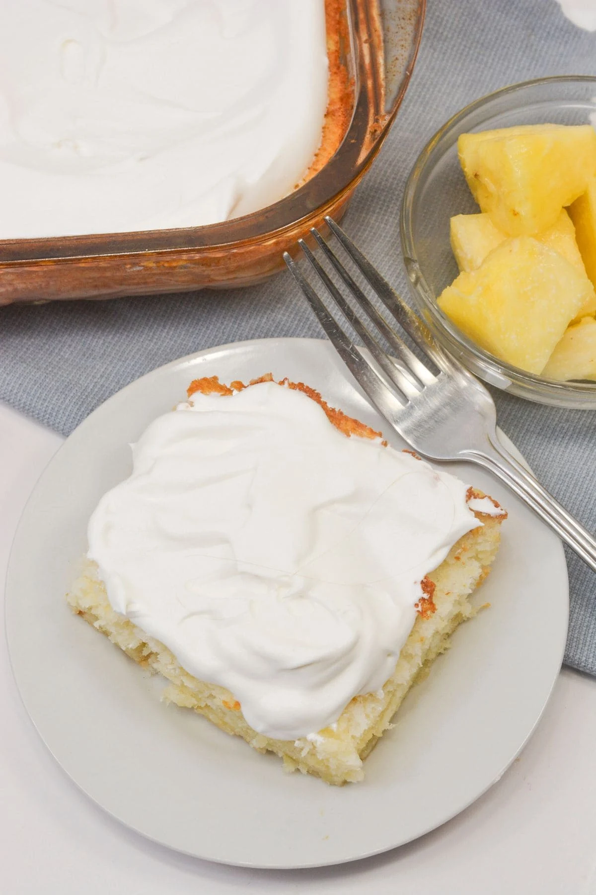 Angel Food Cake with Pineapple
