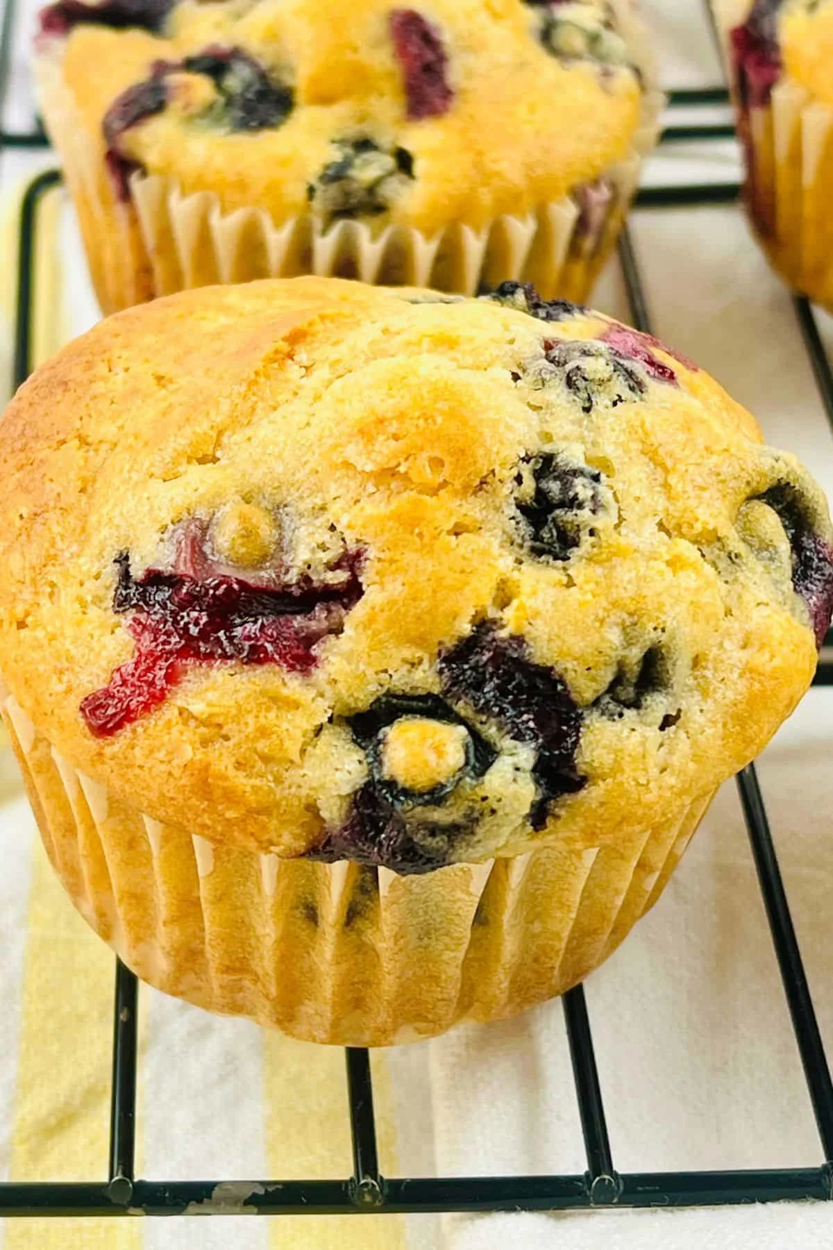 Blueberry Pancake Muffins With Mix