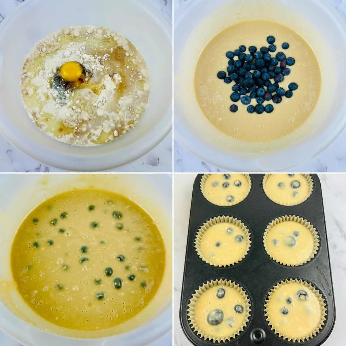 Blueberry Pancake Muffins With Mix